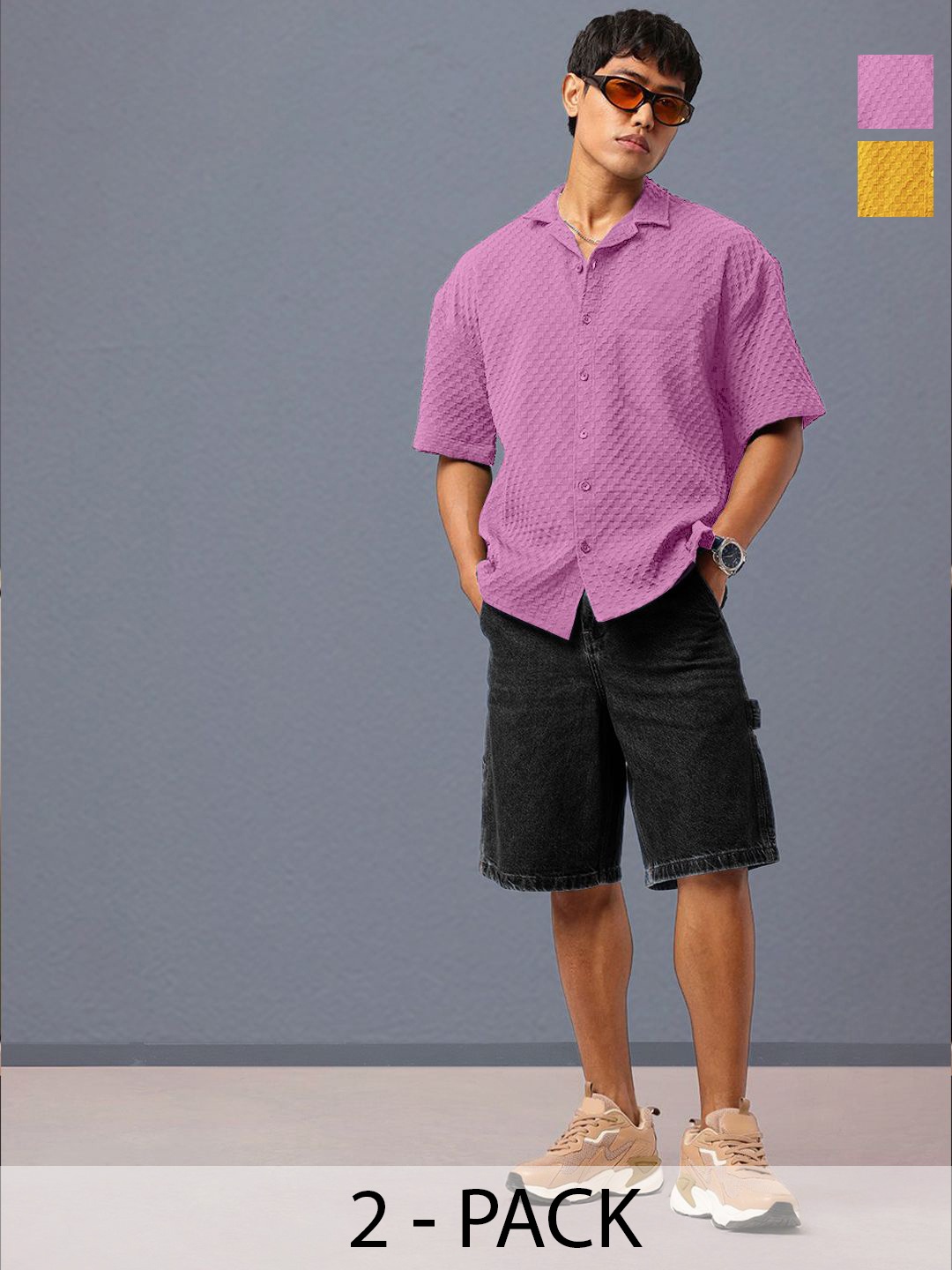 

Moda Rapido Men Standard Opaque Casual Shirt, Multi