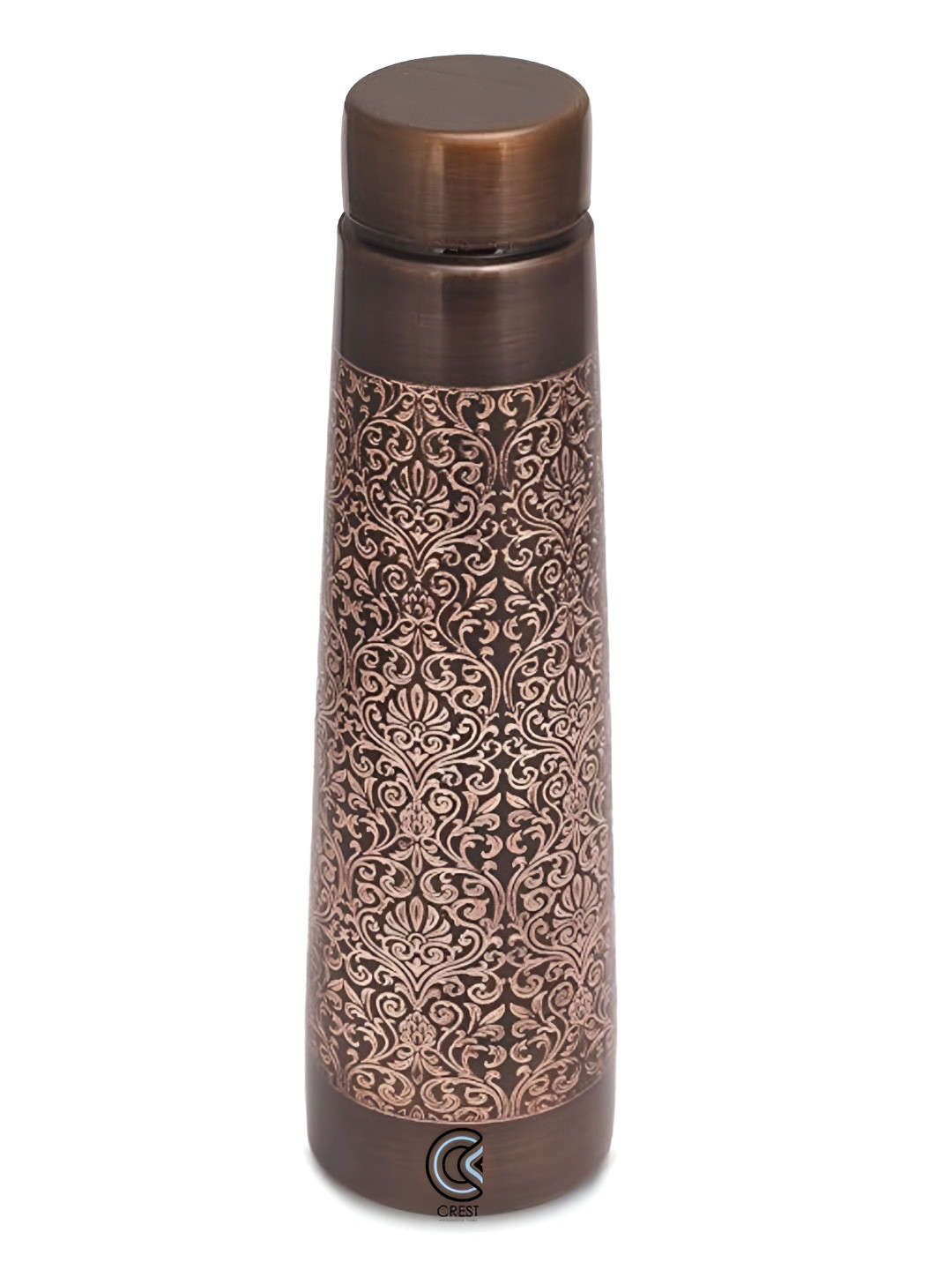 

Crest Innovative Lives Brown Single Copper Printed Smart Vacuum Water Bottle 950ml