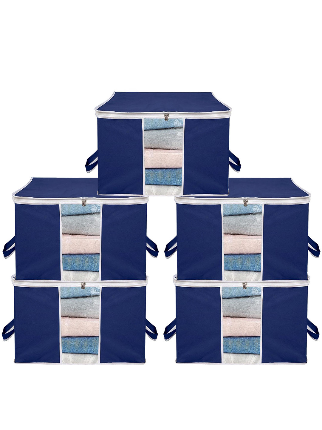 

ANKIT INTERNATIONAL Blue Set of 5 Super Strong Multi-Utility Organisers