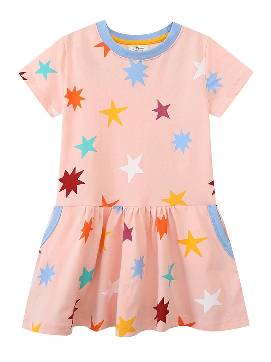 

LULU & SKY Girls Printed Nightdress, Pink