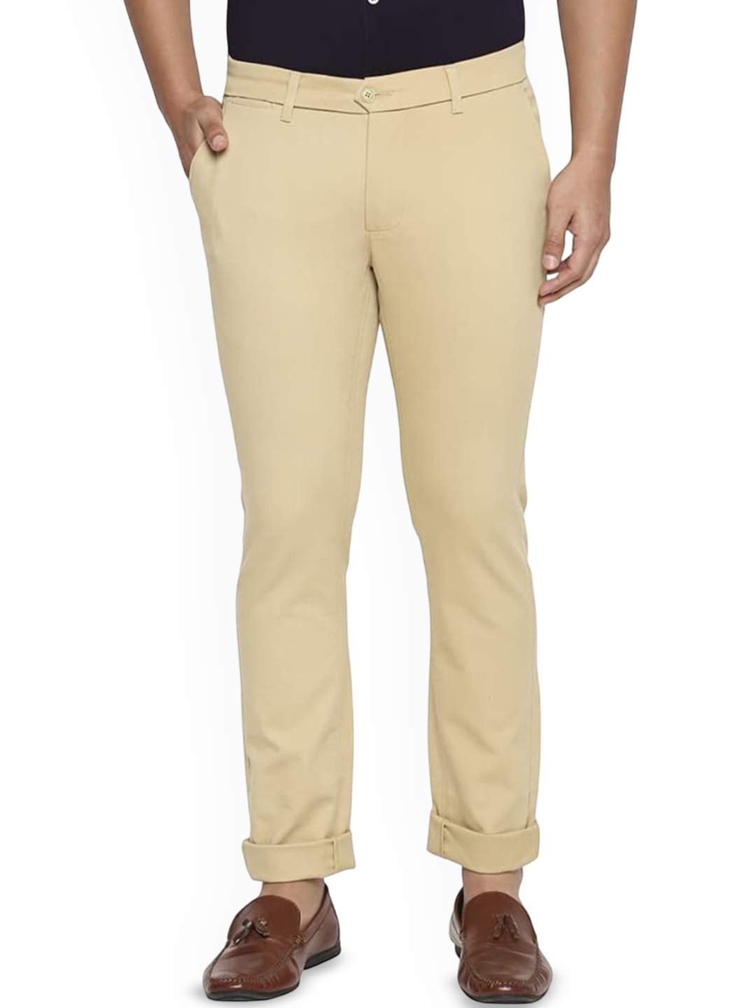 

Basics Men Comfort Trousers, Khaki