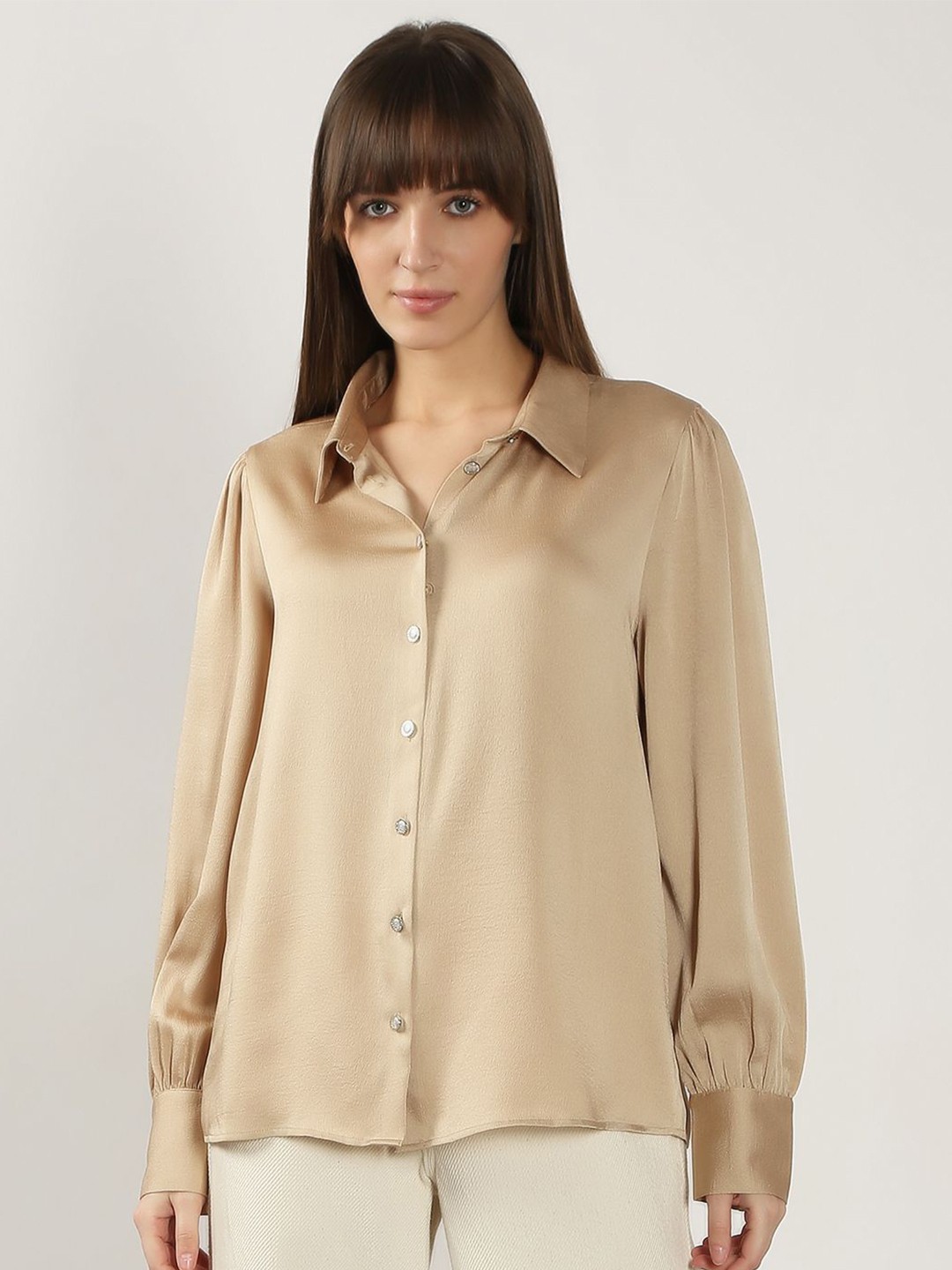 

Vero Moda Women Opaque Casual Shirt, Cream
