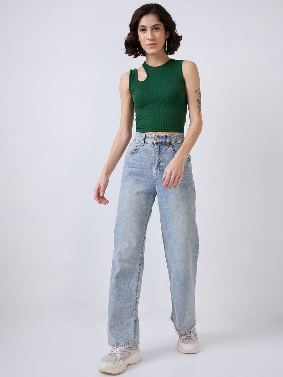 

SZN Crop Top, Green