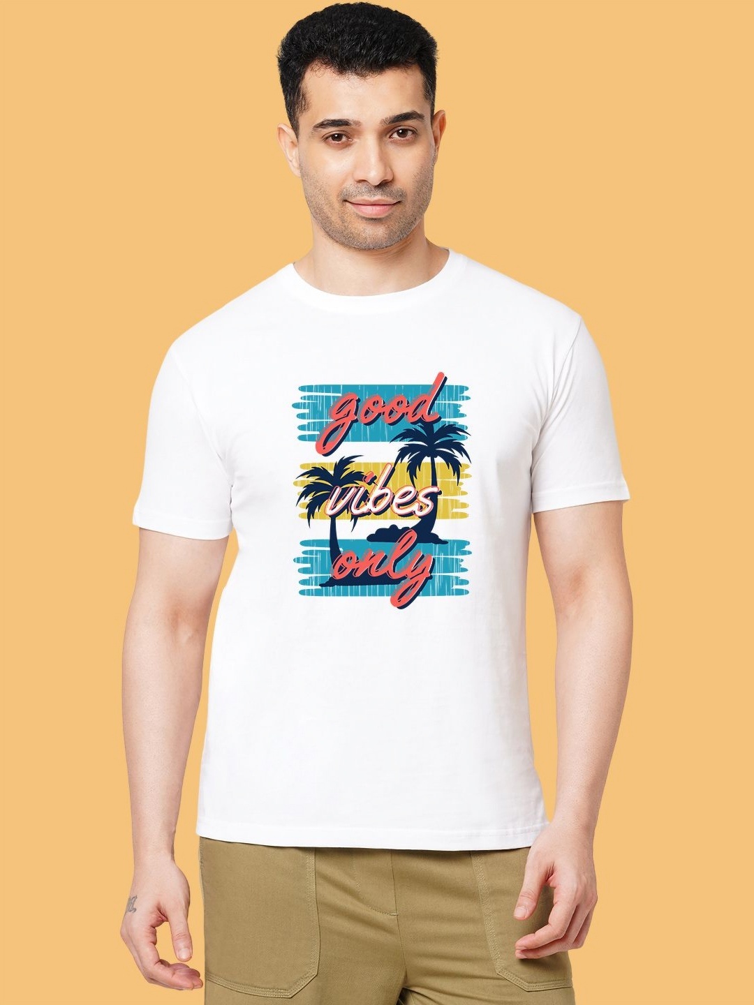 

Wear Your Opinion Men Typography Printed Round Neck Cotton T-shirt, White