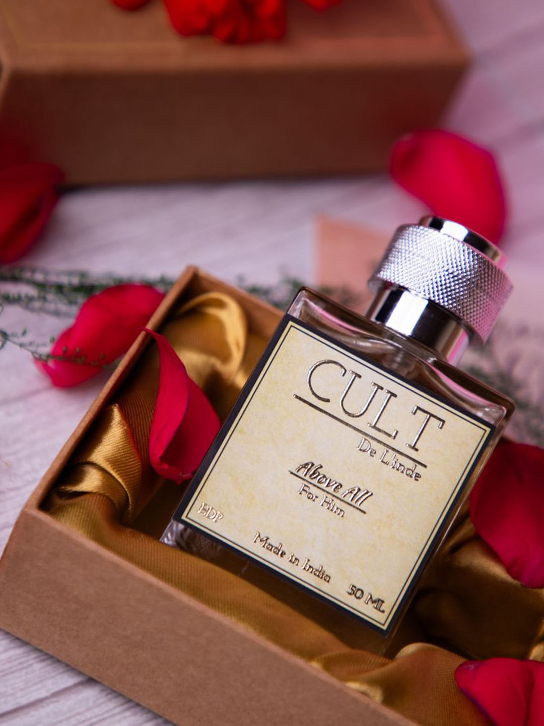 

Cult De L'inde Men Above All Long Lasting Eau de Parfum - 50 ml, Beige