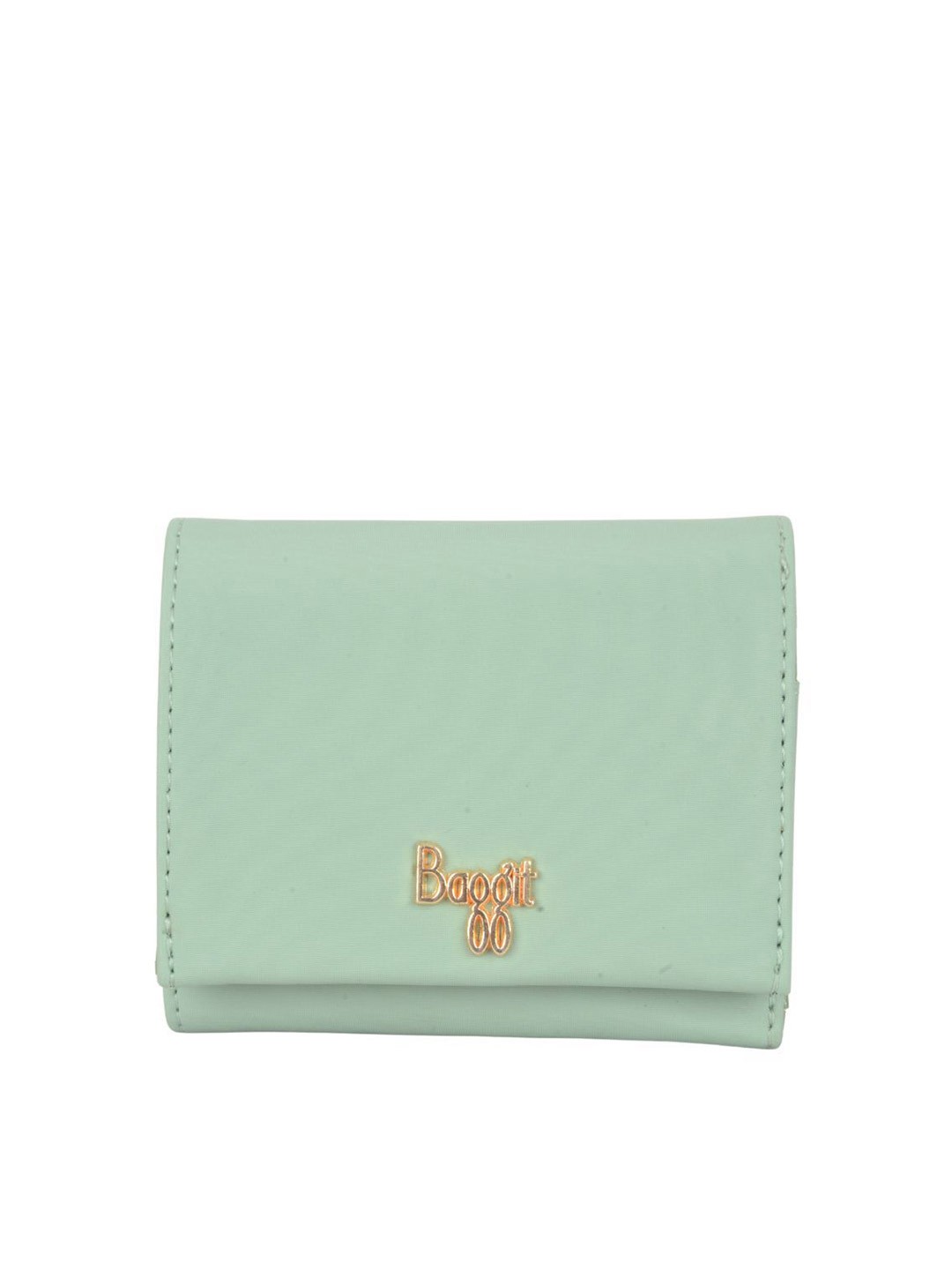 

Baggit Women PU Three Fold Wallet, Green