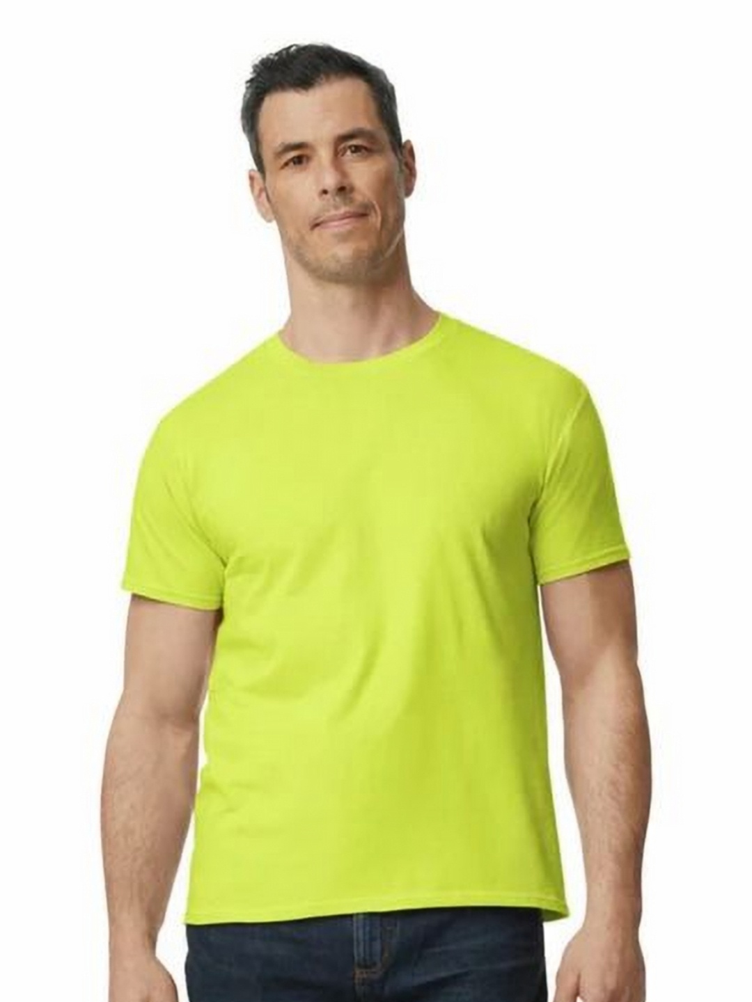 

Gildan Men Extended Sleeves Pockets T-shirt, Green