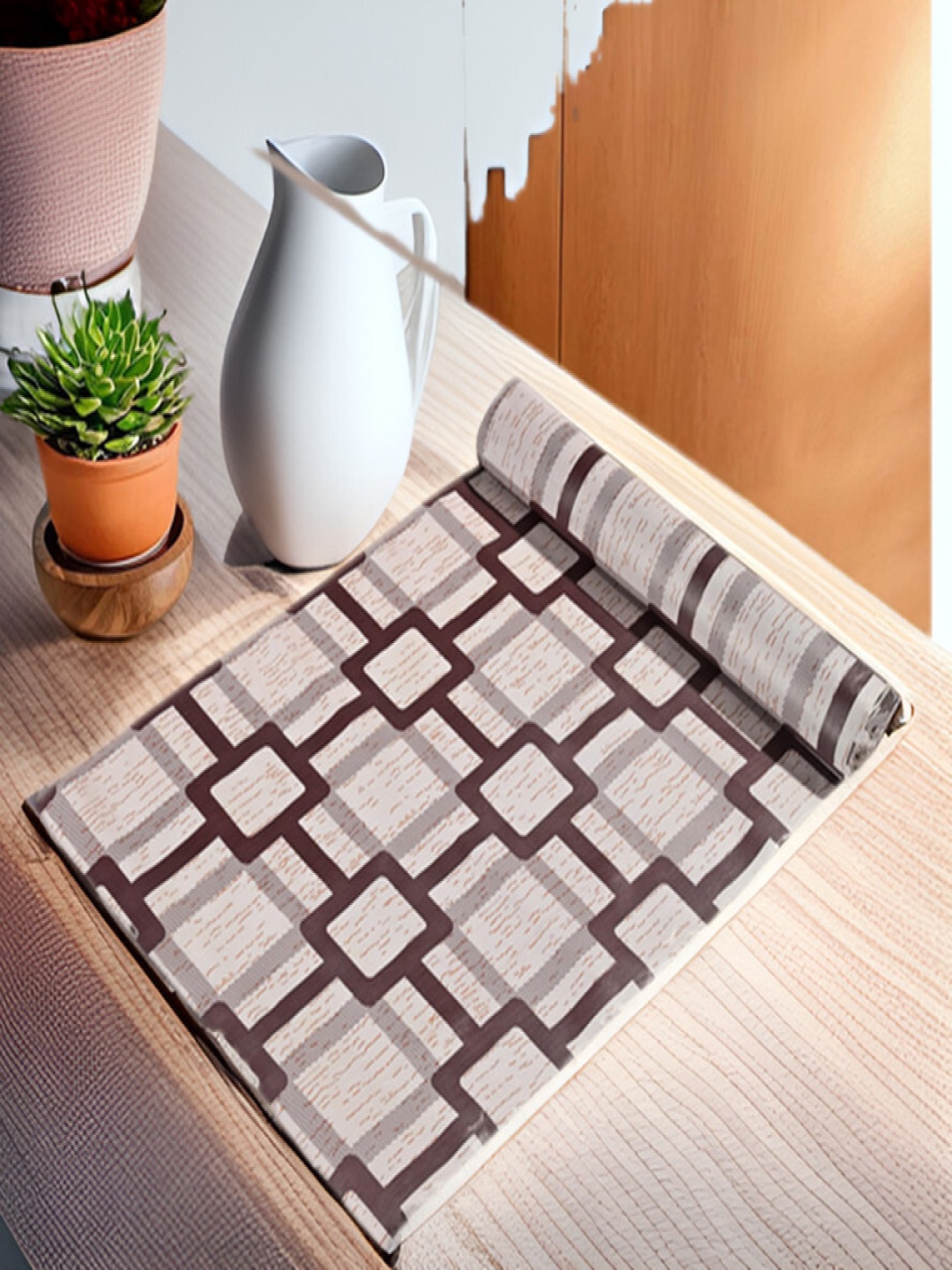 

REVEXO White Set of 1 Water Resistant Shelf Liner Organisers