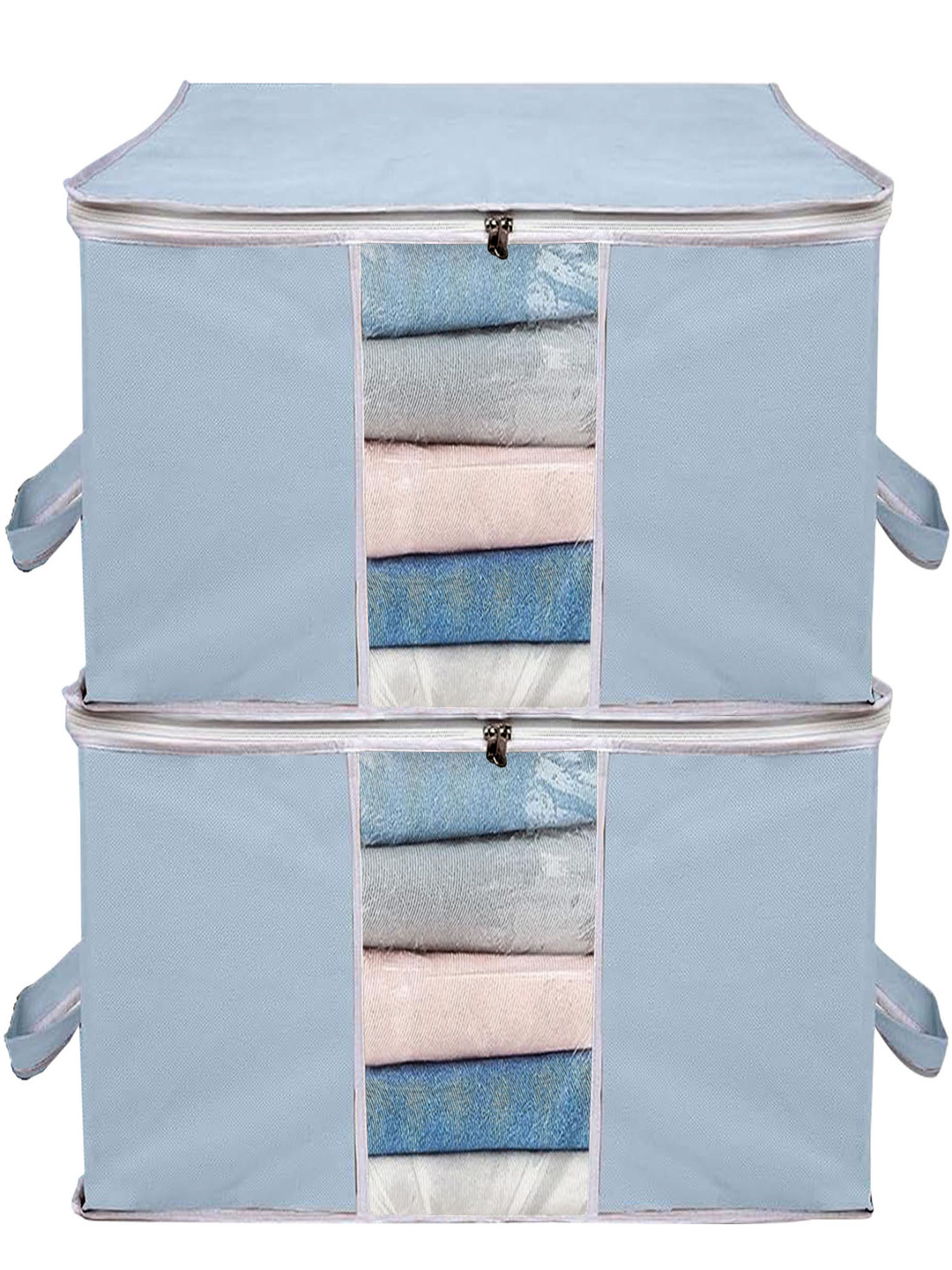 

ANKIT INTERNATIONAL Grey Set of 2 Super Strong Multi-Utility Organisers