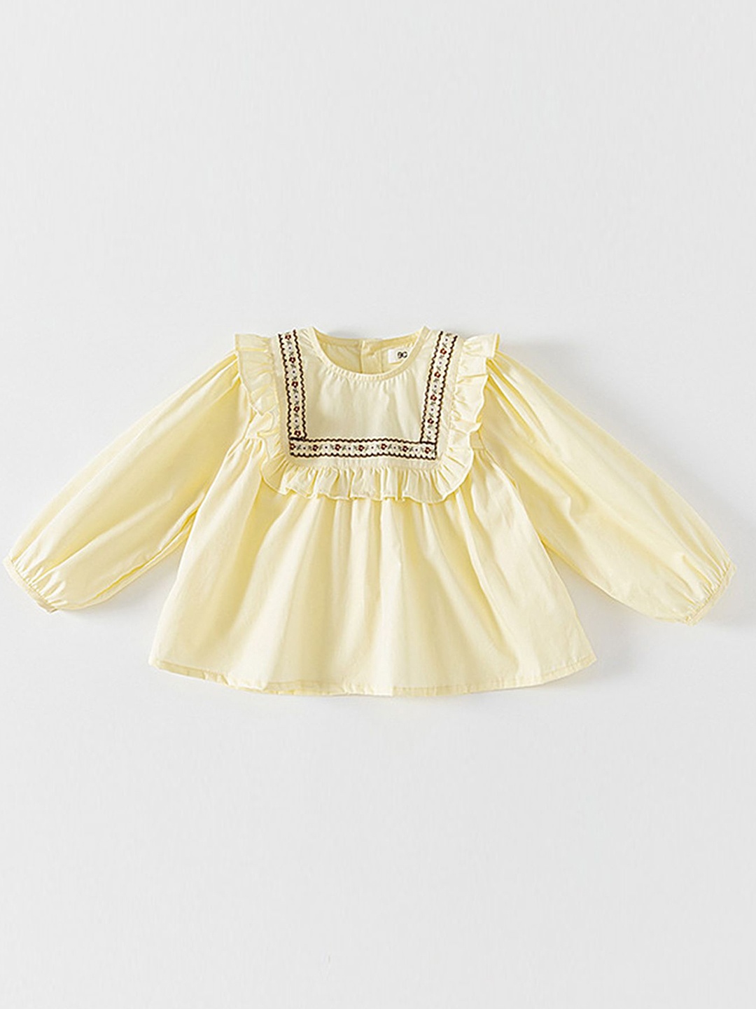 

LULU & SKY Cotton Top, Yellow