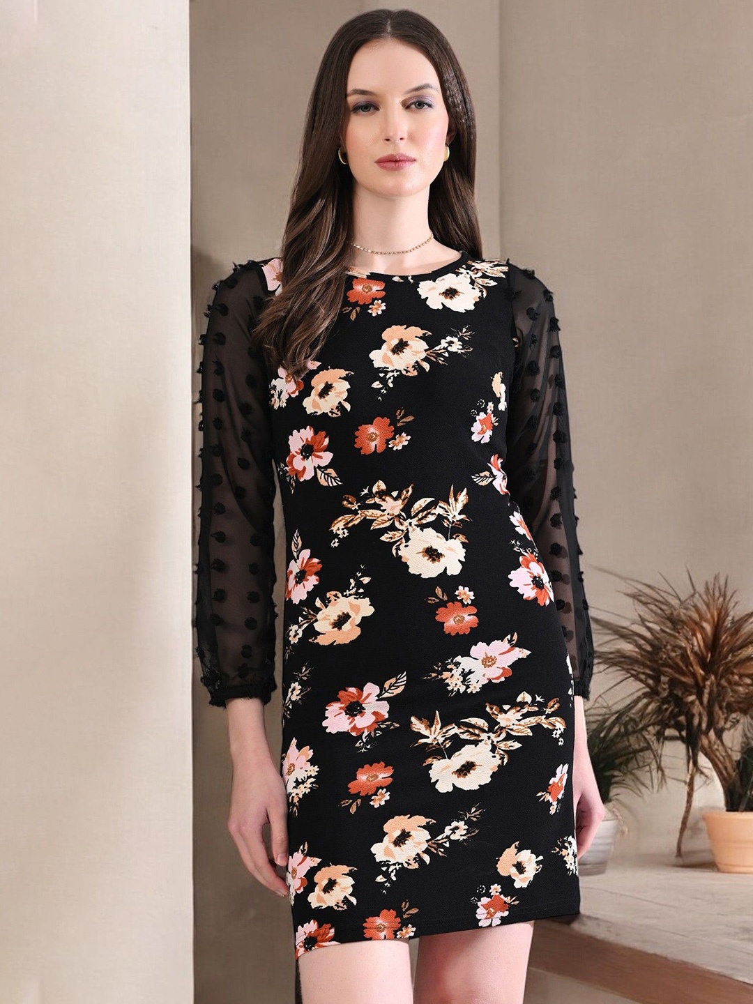 

Arbiter Collection Floral Print Bodycon Dress, Multi
