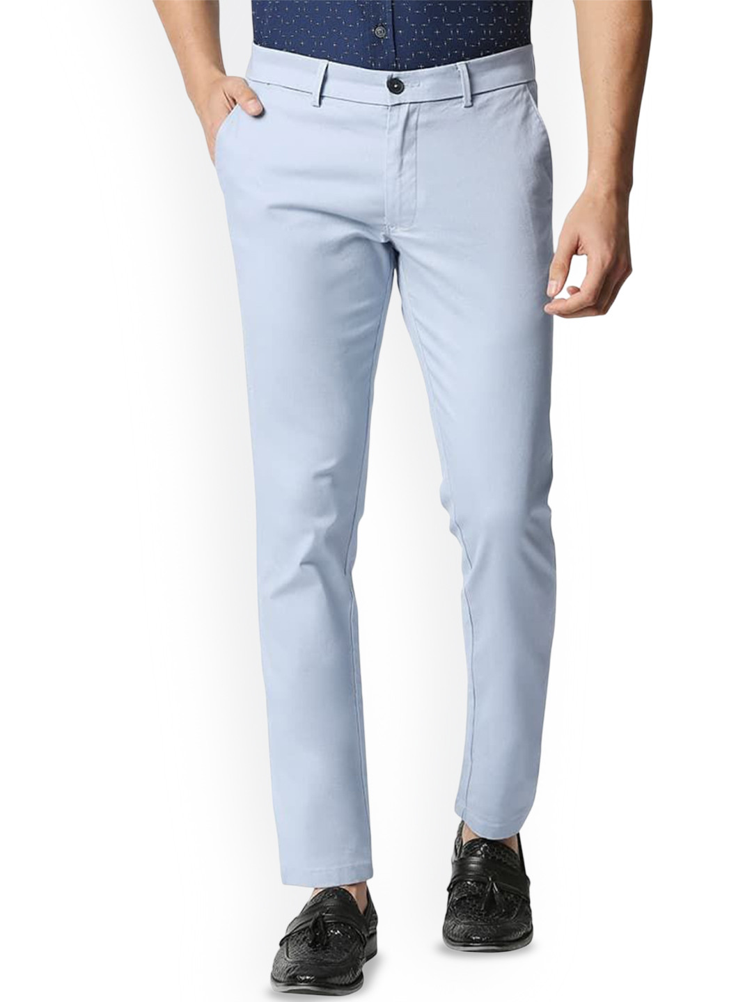 

Basics Men Comfort Trousers, Blue