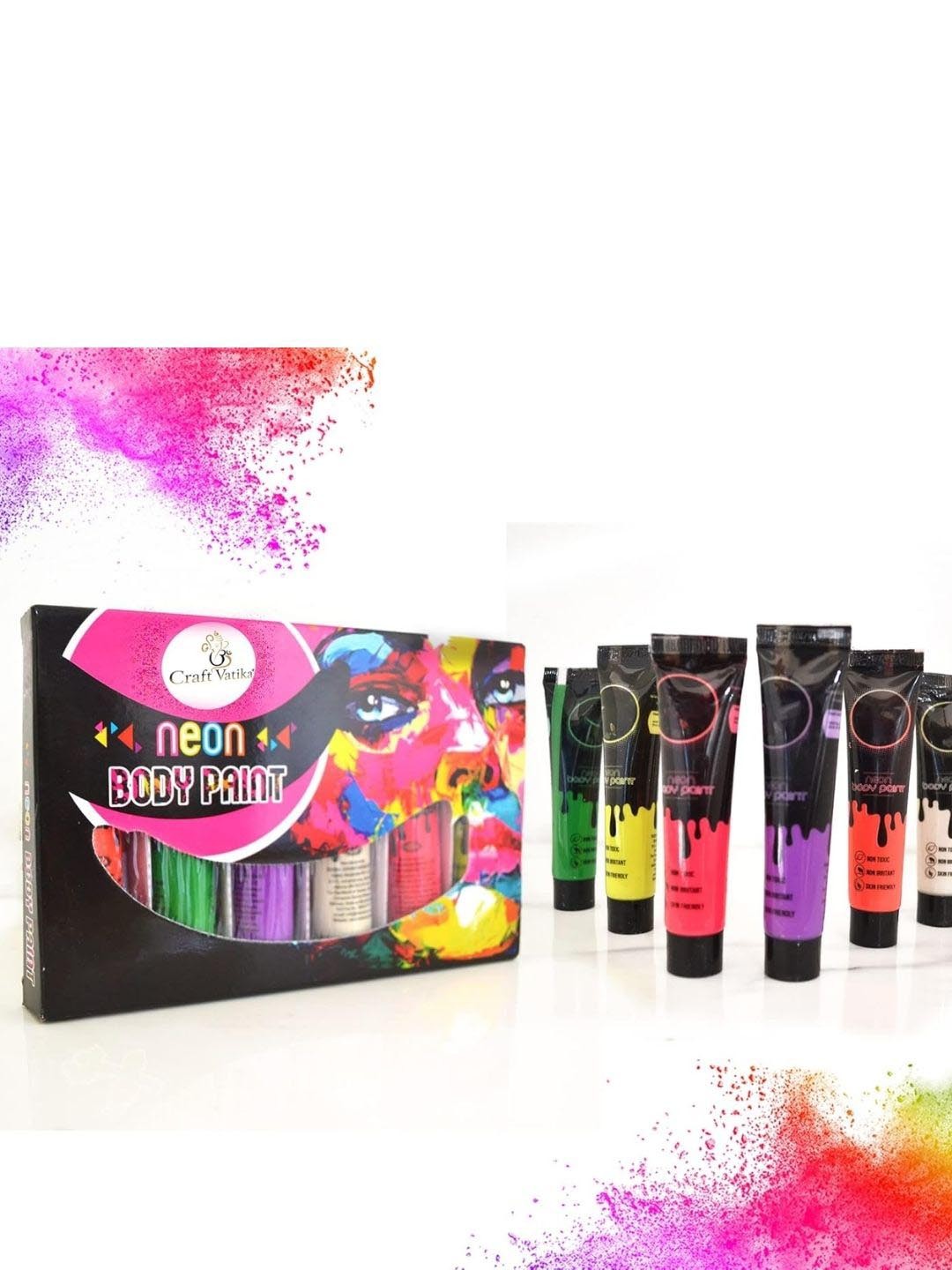 

CraftVatika Green & Blue Neon Body Paint With Water Balloons
