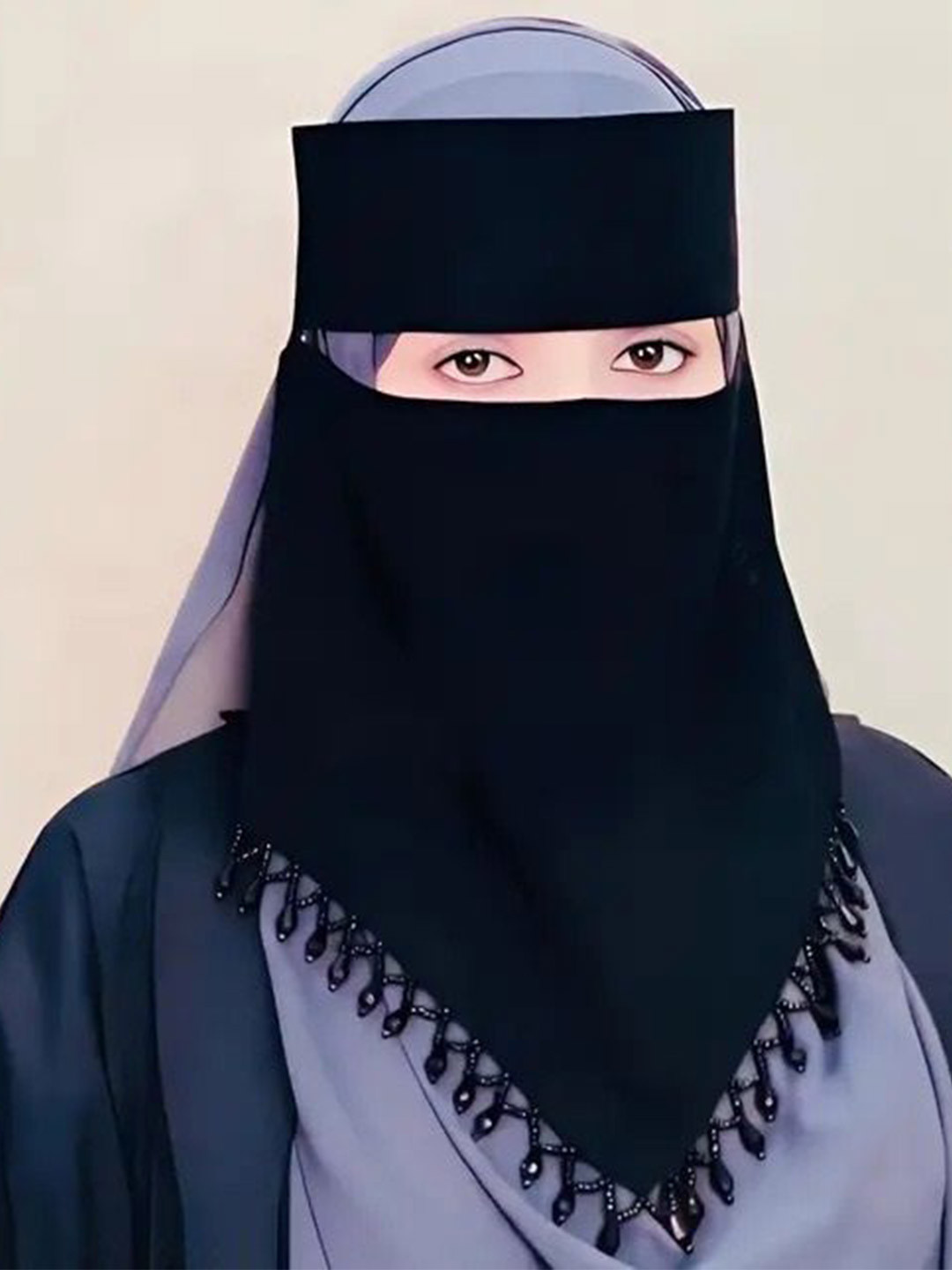 

Dhyeyu Girls Scarf, Black