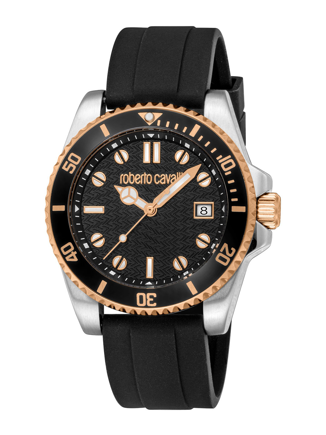 

Roberto Cavalli Men Dial & Straps Analogue Automatic Watch RC5G129P0045, Black