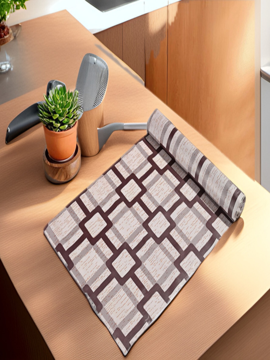 

REVEXO Grey Set of 1 Water Resistant Shelf Liner Organisers