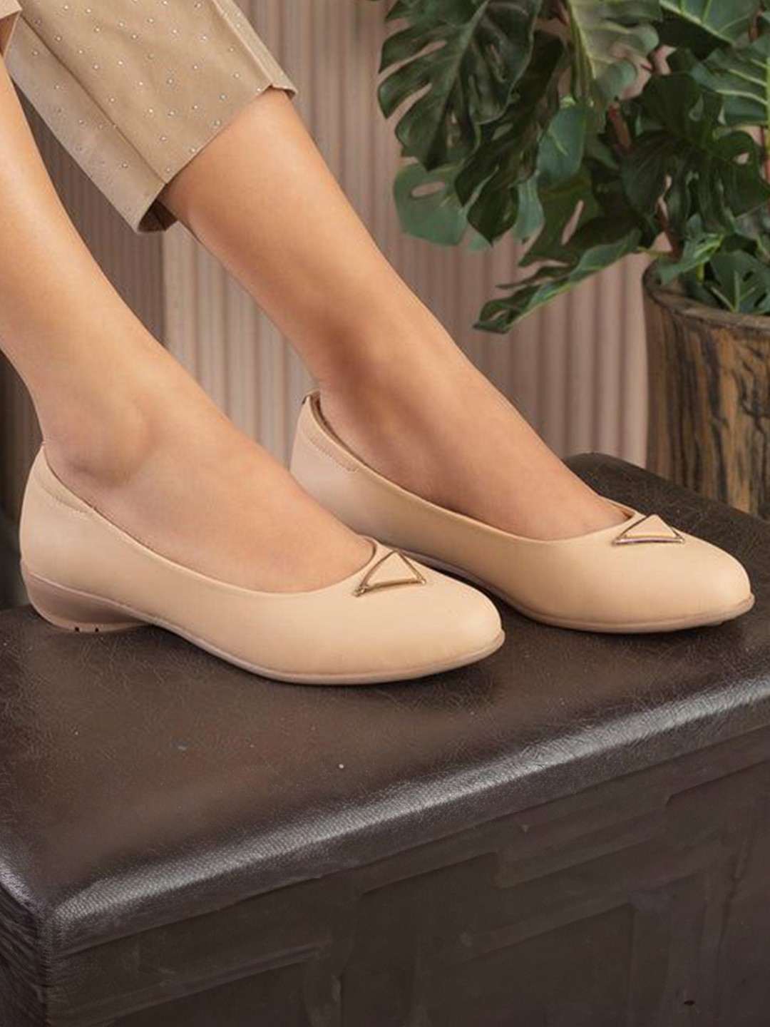 

Tresmode Women Ballerinas Flats, Black