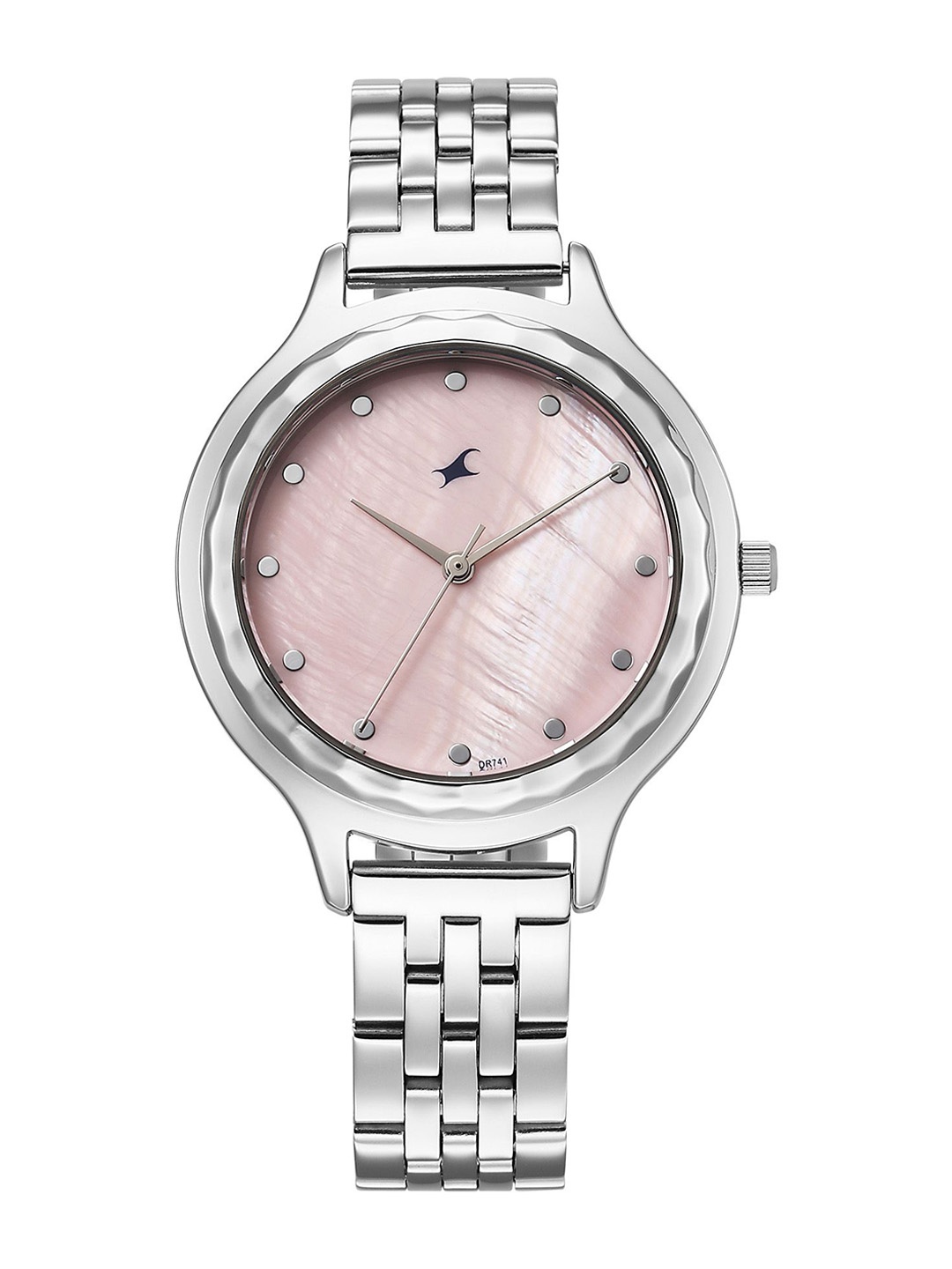 

Fastrack Women Dial & Stainless Steel Bracelet Style Straps Analogue Watch 68046SM03, Pink