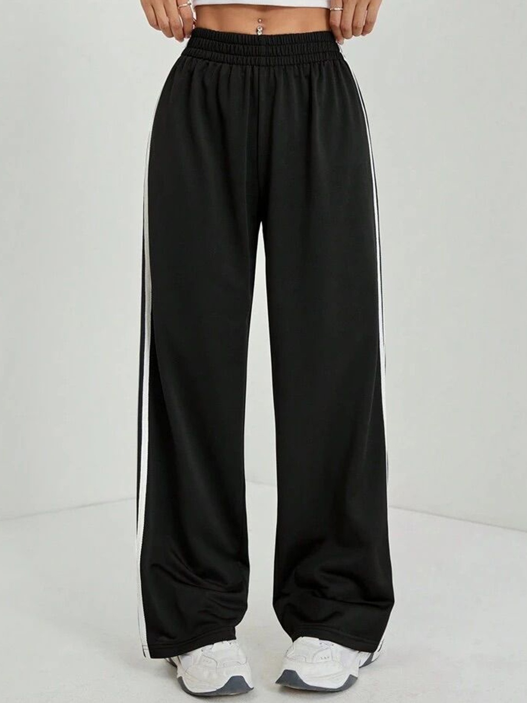 

TABADTOD Women Relaxed Loose Fit Easy Wash Joggers Trousers, Black