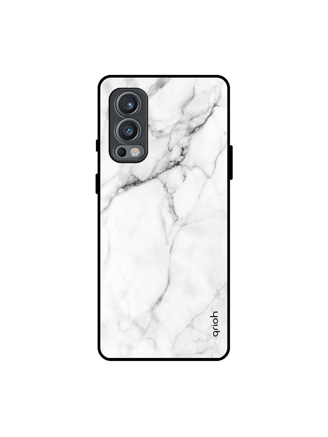

QRIOH Modern White Marble Printed Oneplus Nord 2 Back Case