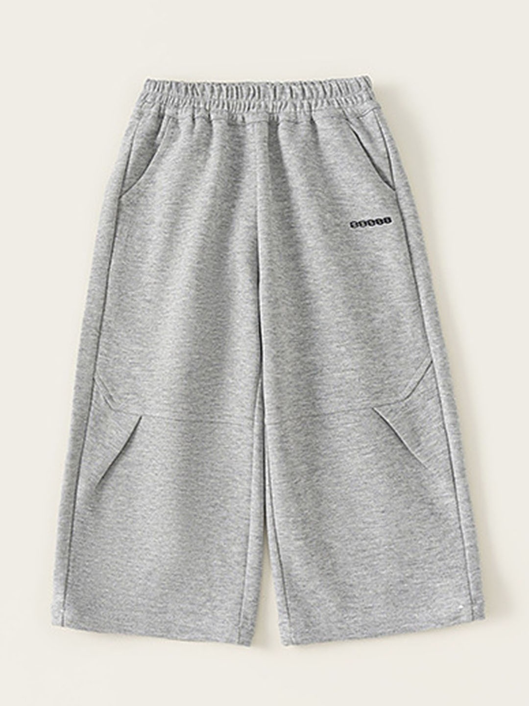 

LULU & SKY Boys High-Rise Culottes Trousers, Grey
