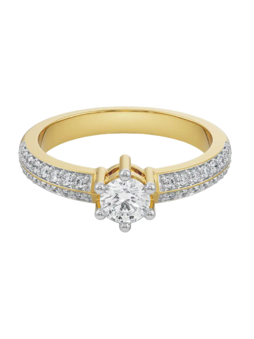 

Emori Blakely Solitaire Diamond Band, Yellow