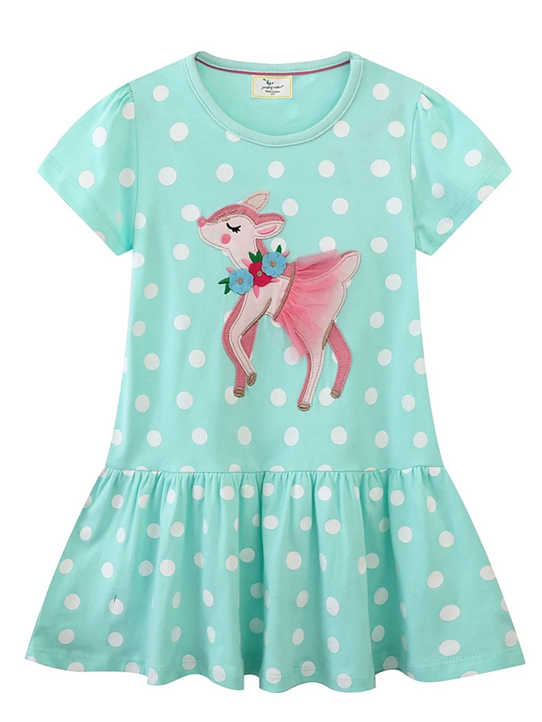 

LULU & SKY Girls Printed Nightdress, Blue