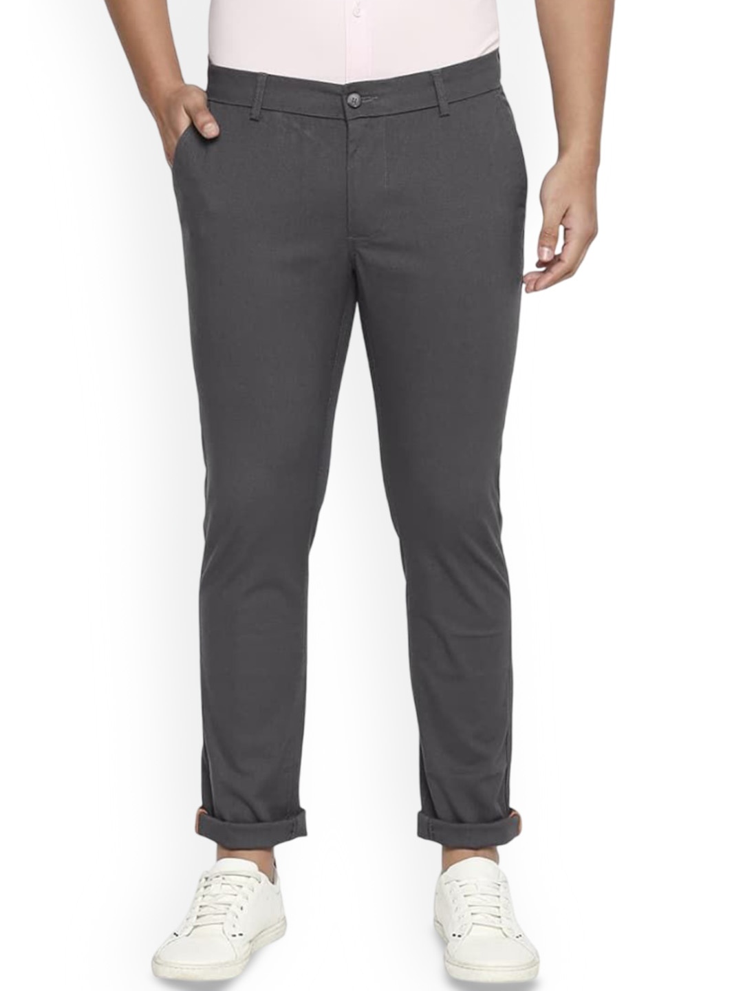 

Basics Men Comfort Trousers, Grey
