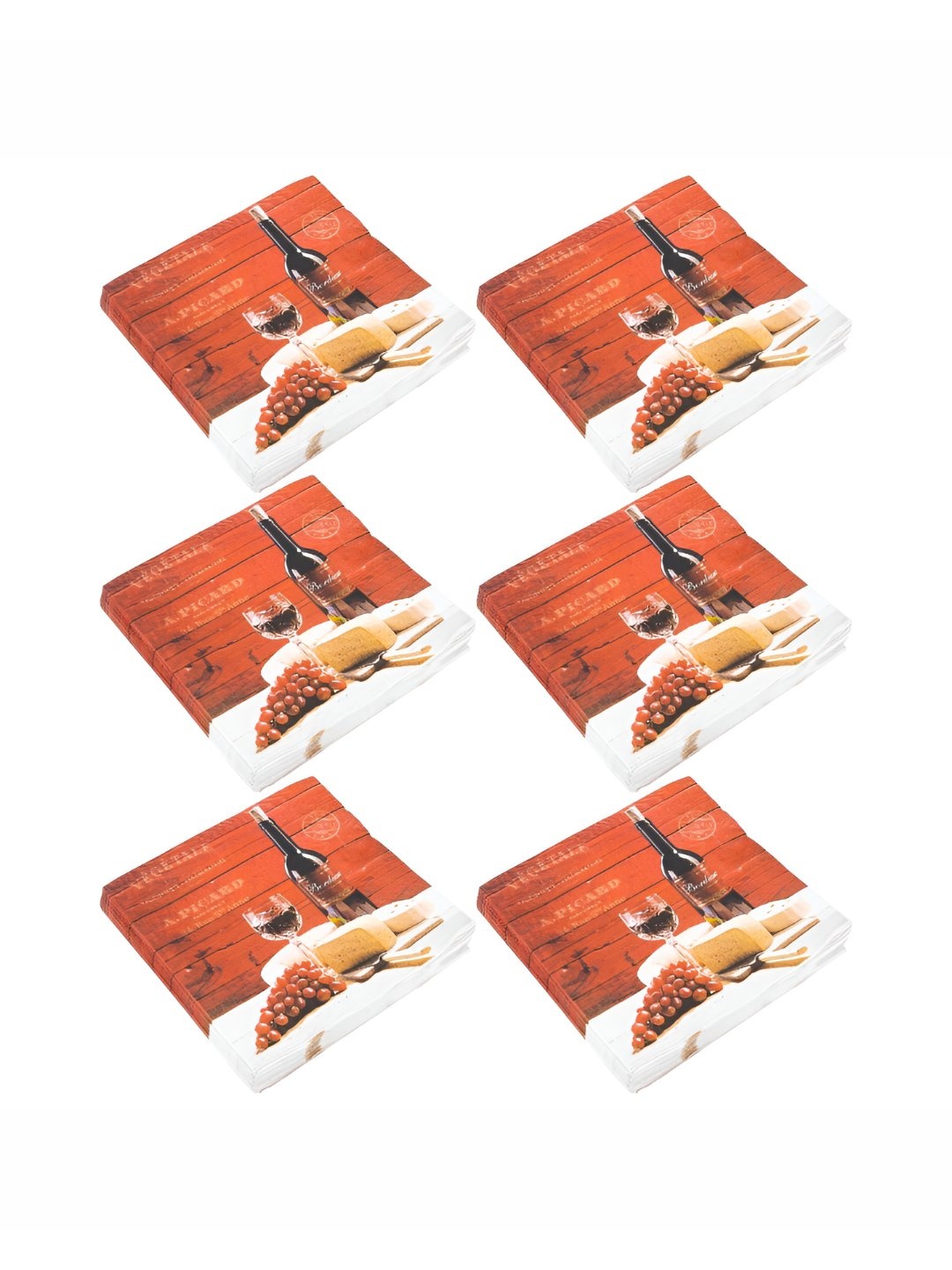 

NATURALLY YOURS Brown Set of 6 Tissue Papers