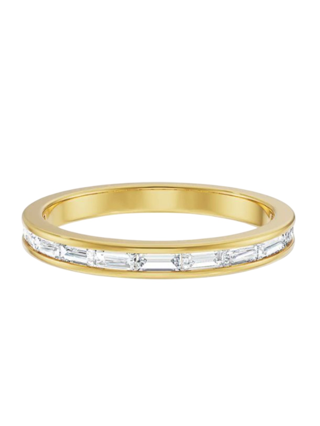 

Emori Baguette Straight Wedding Band, Gold