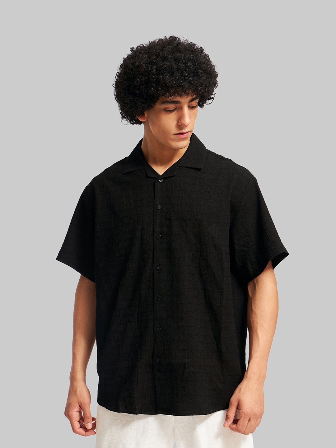 

Underrated Club Men Opaque Casual Shirt, Black