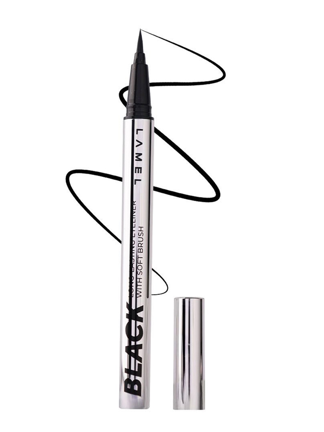 

LAMEL Waterproof Long Lasting Eyeliner With Soft Brush - 0.6 ml - Deep Black 01