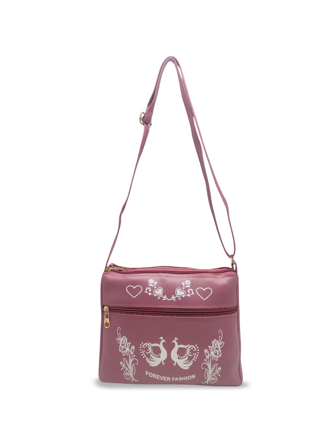 

Esmoda PU Sling Bag, Purple