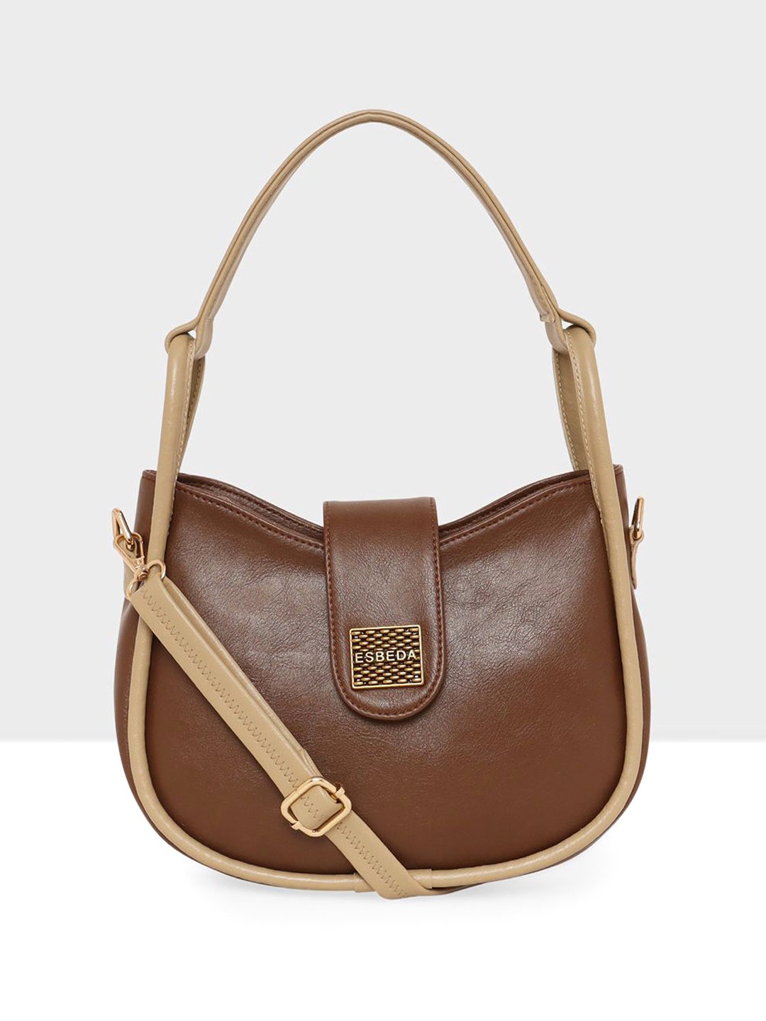 

ESBEDA PU Swagger Sling Bag, Tan