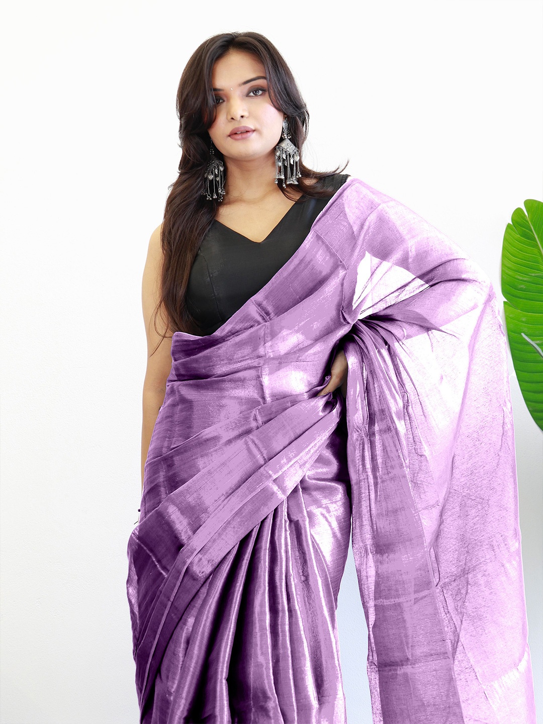 

Anouk Tissue Saree, Pink