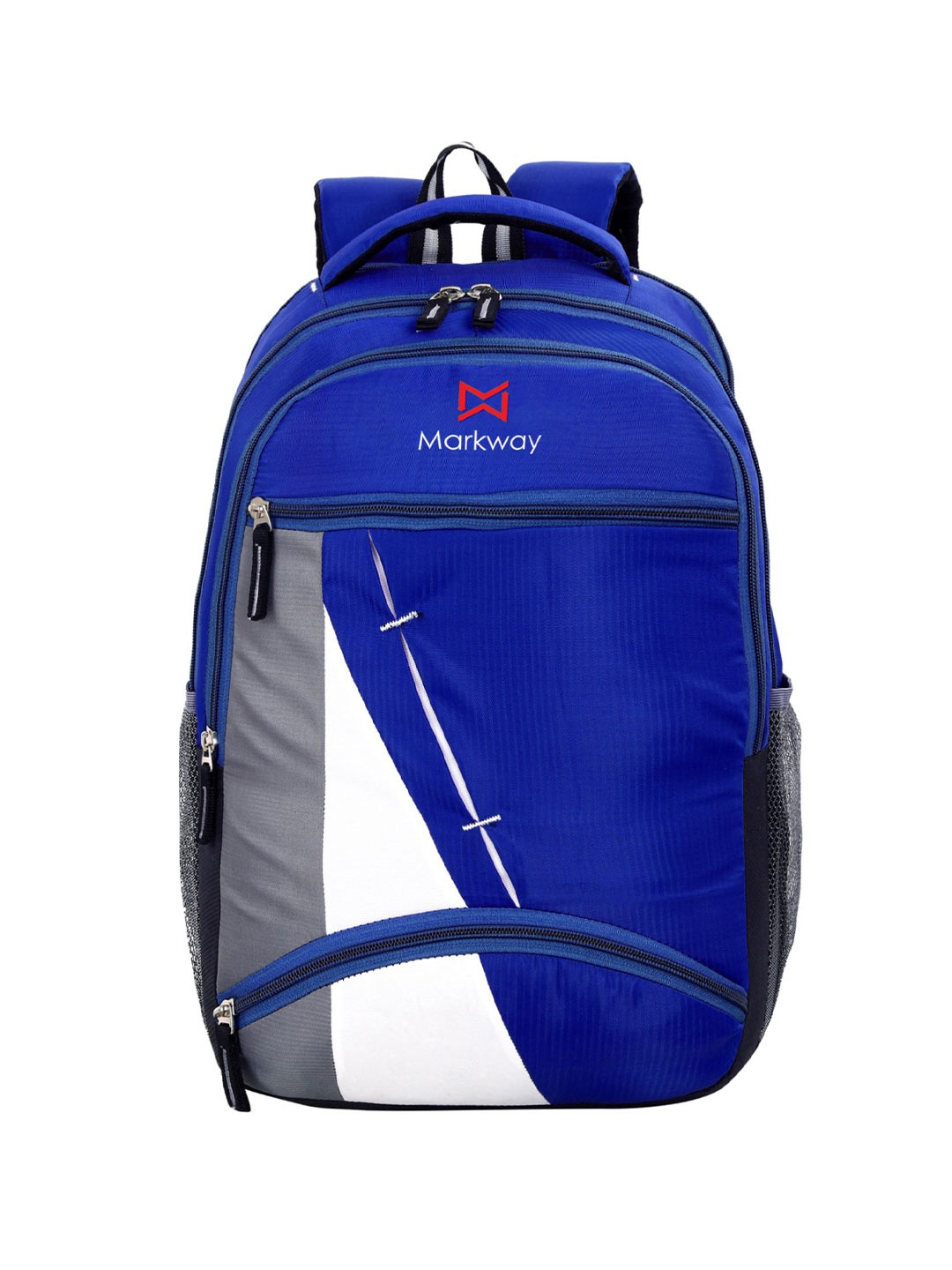 

MARKWAY Women Colourblocked Backpack, Blue
