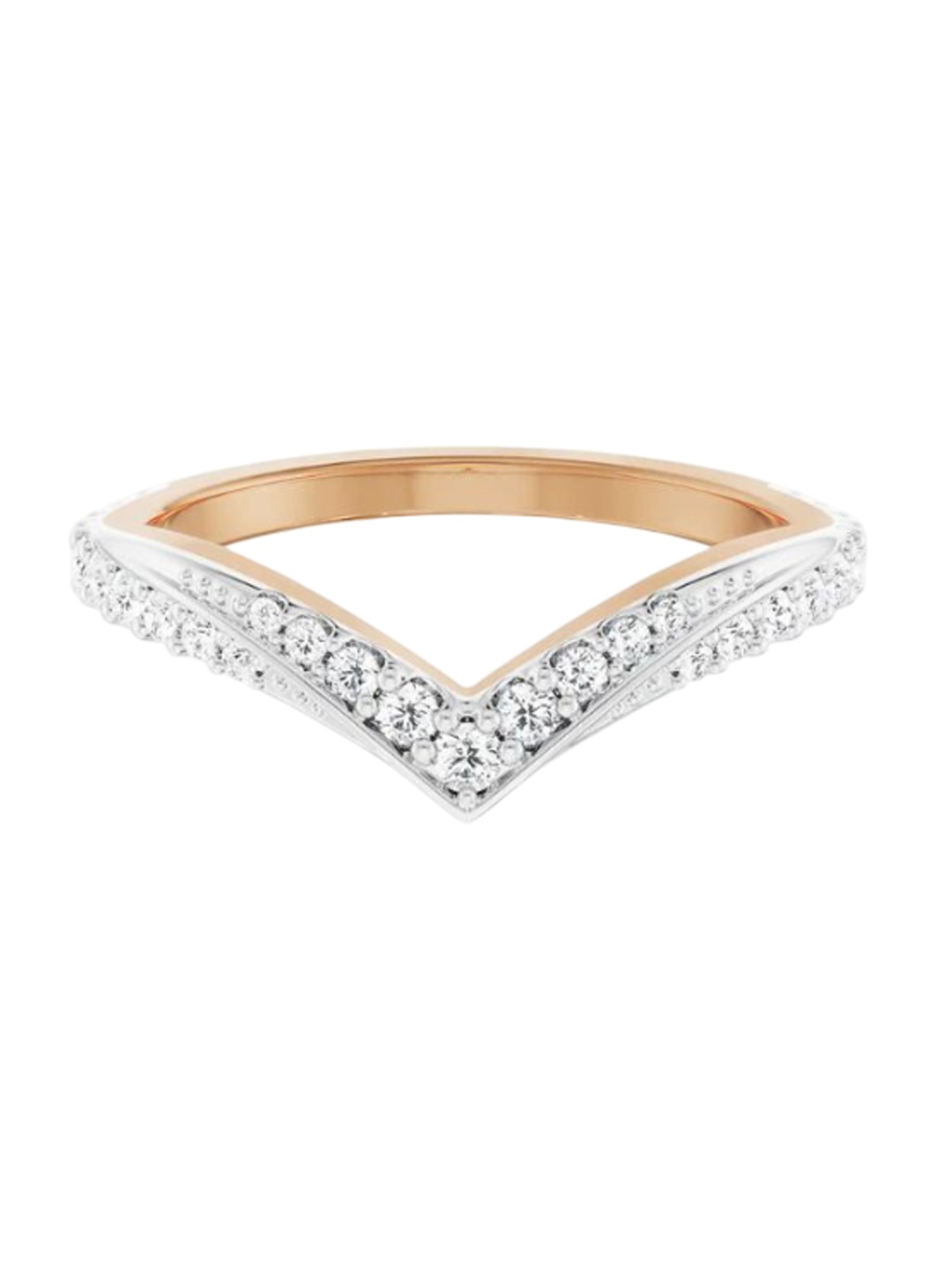 

Emori V Everyday Diamond Band, Rose gold
