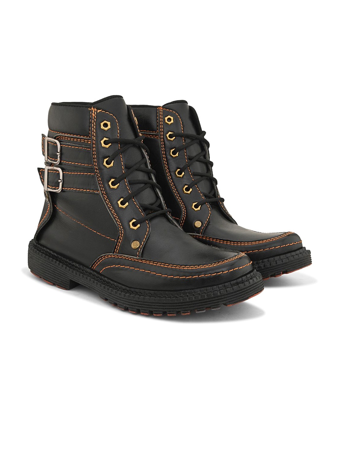 

Killer Men Lace Up High Top Boots, Black