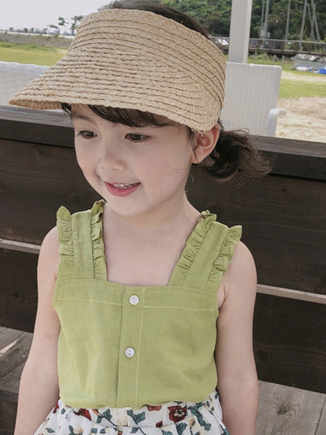 

LULU & SKY Cotton Top, Green