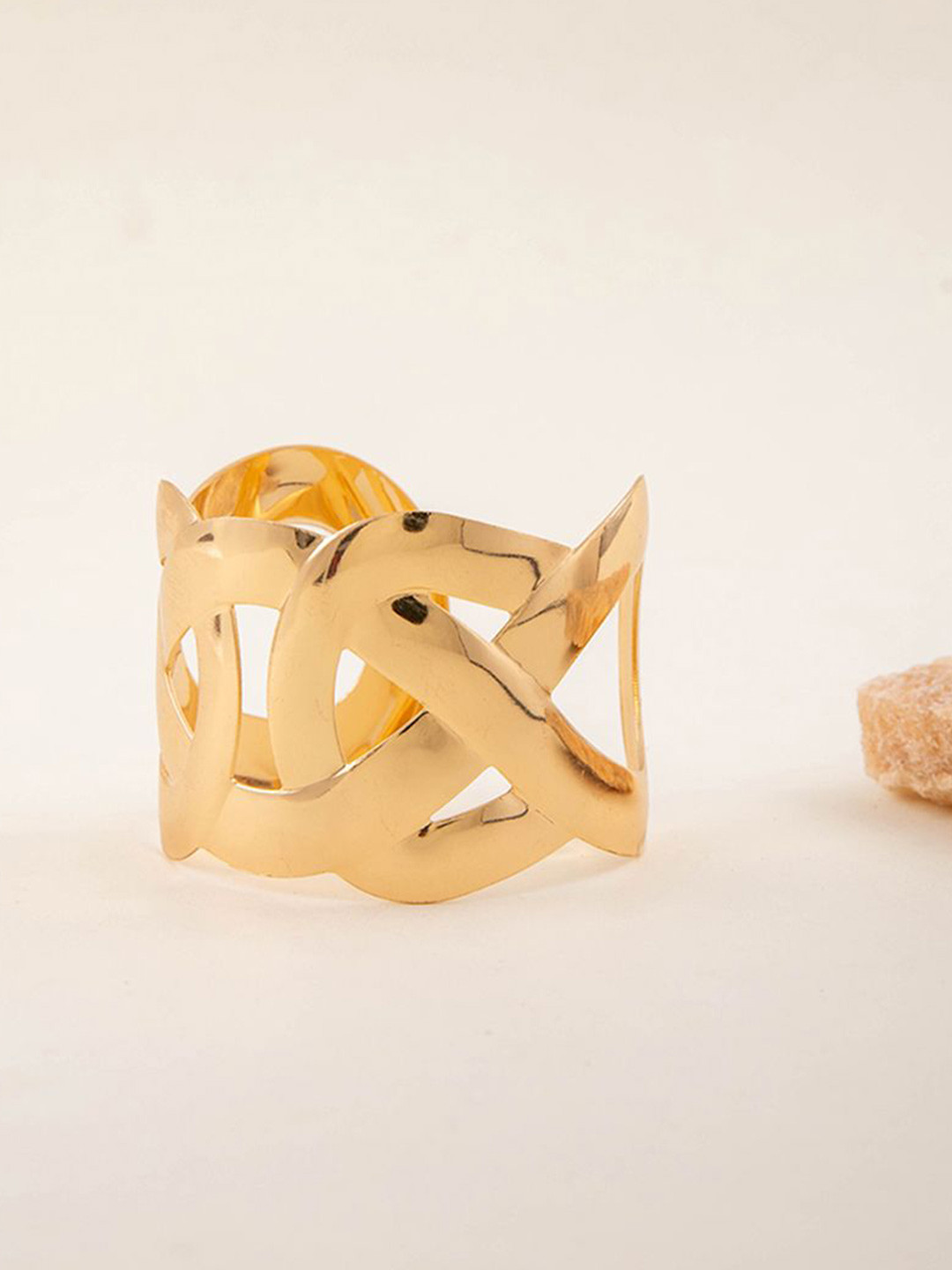 

Shining Diva Fashion Women Gold-Plated Cuff Bracelet