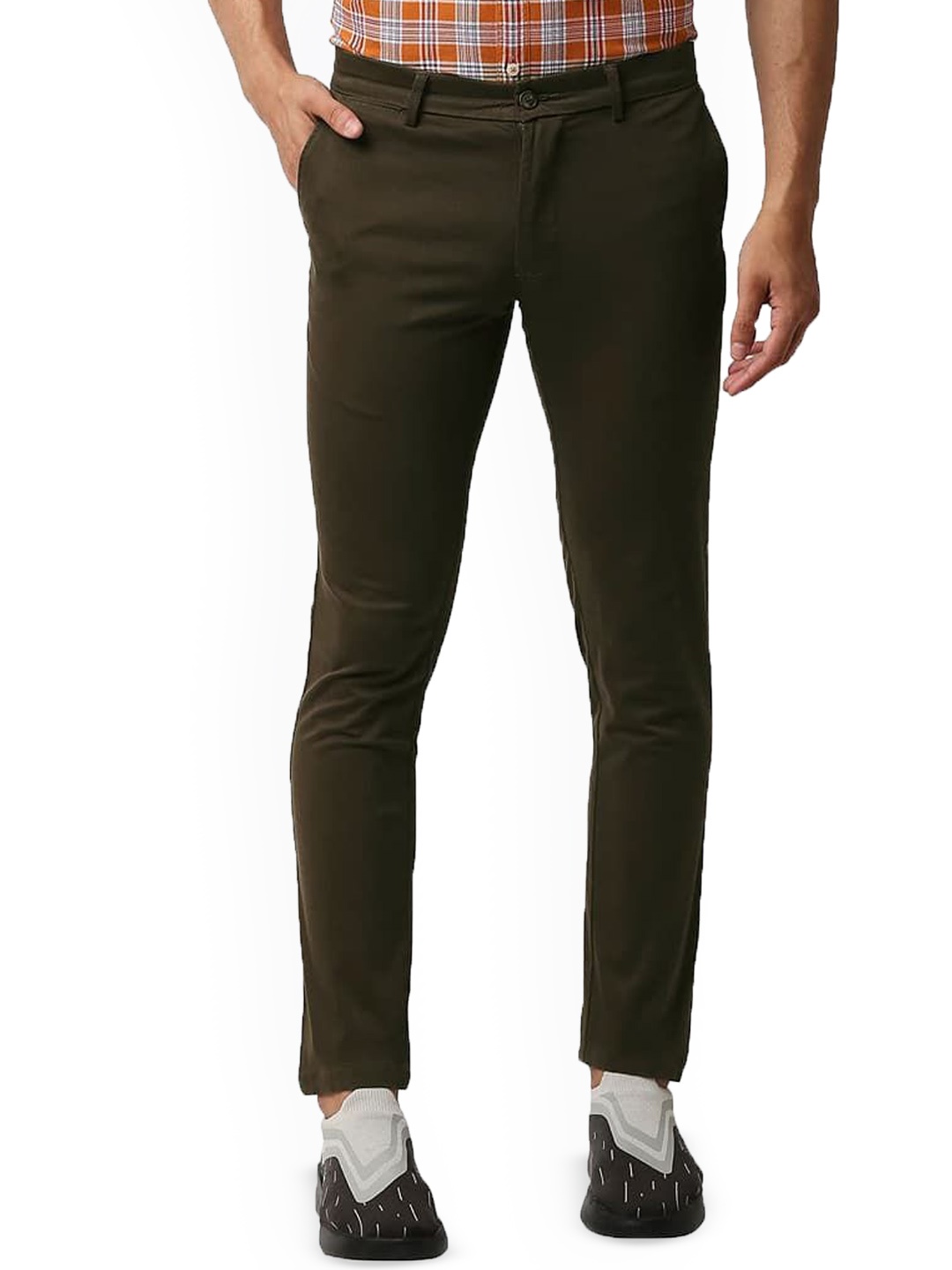

Basics Men Comfort Trousers, Brown
