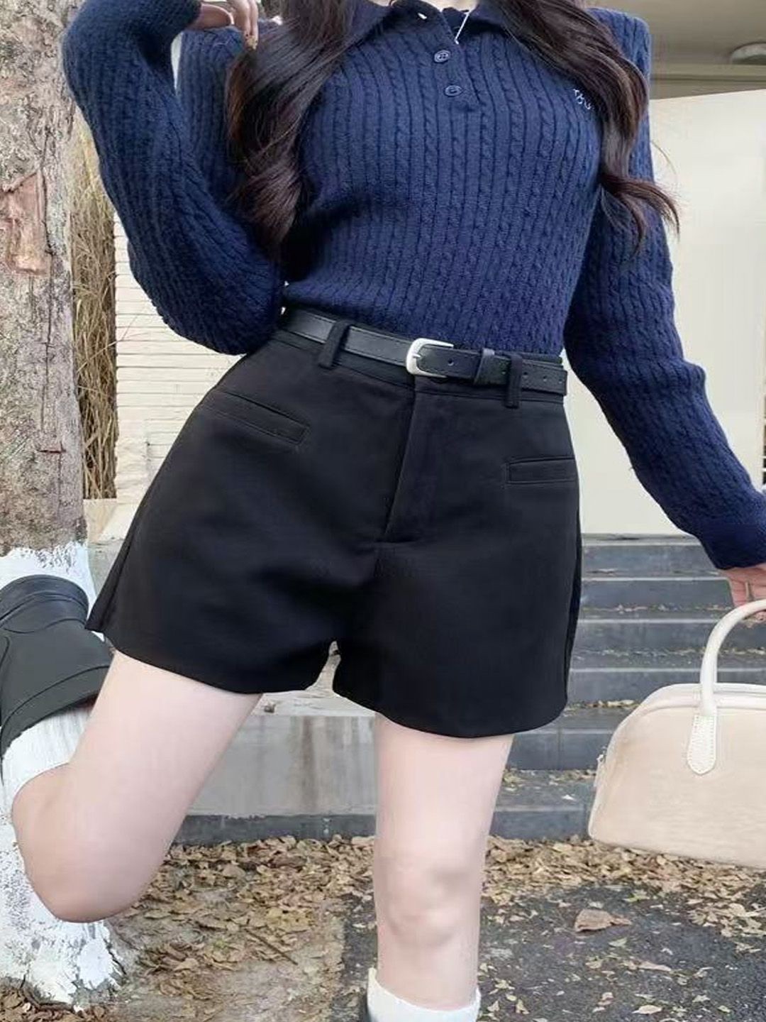 

StyleCast Women Denim Shorts, Black