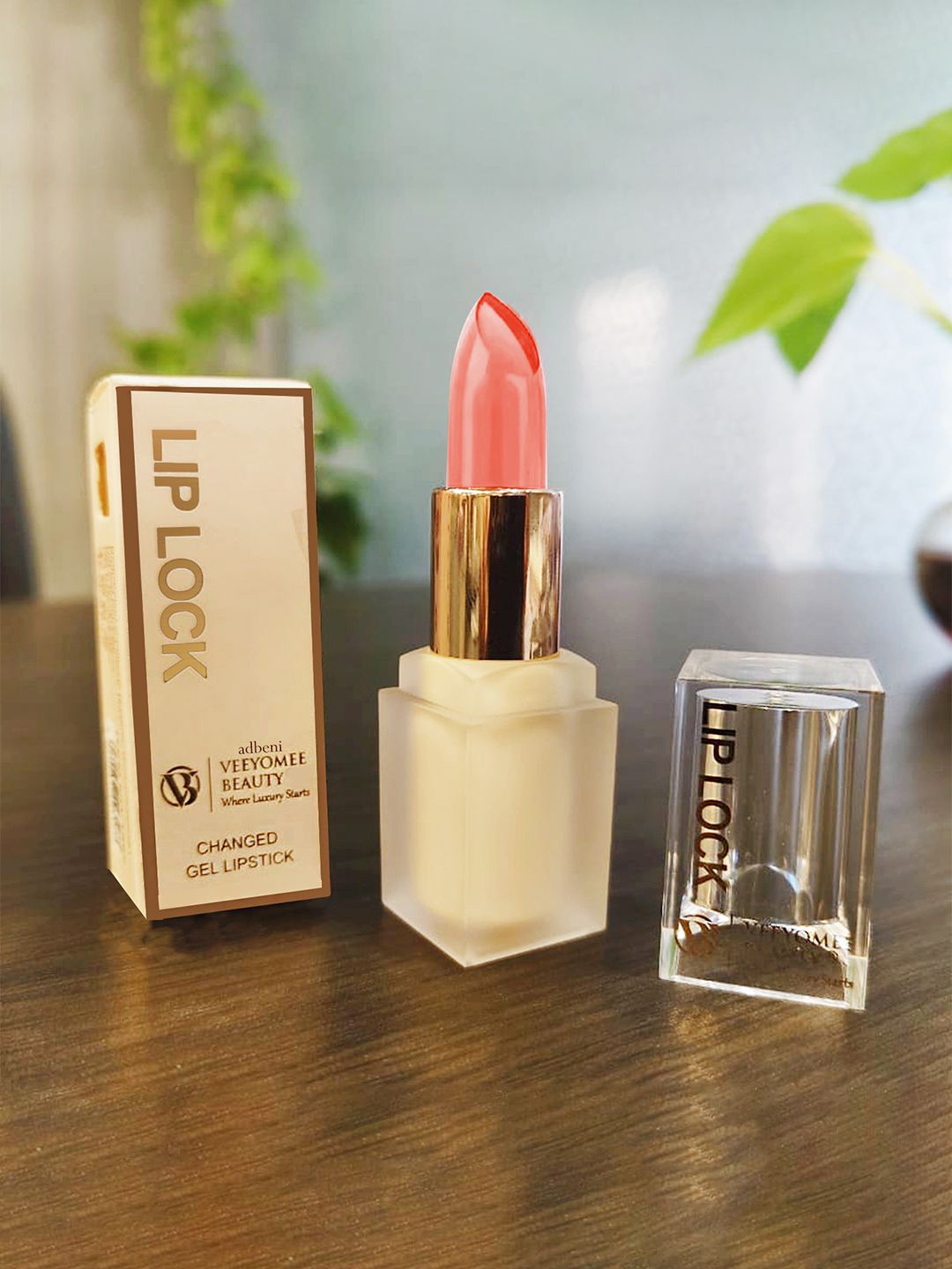 

Adbeni Lip Lock Moisturizing & Hyderating Gel Bullet Lipstick, Orange