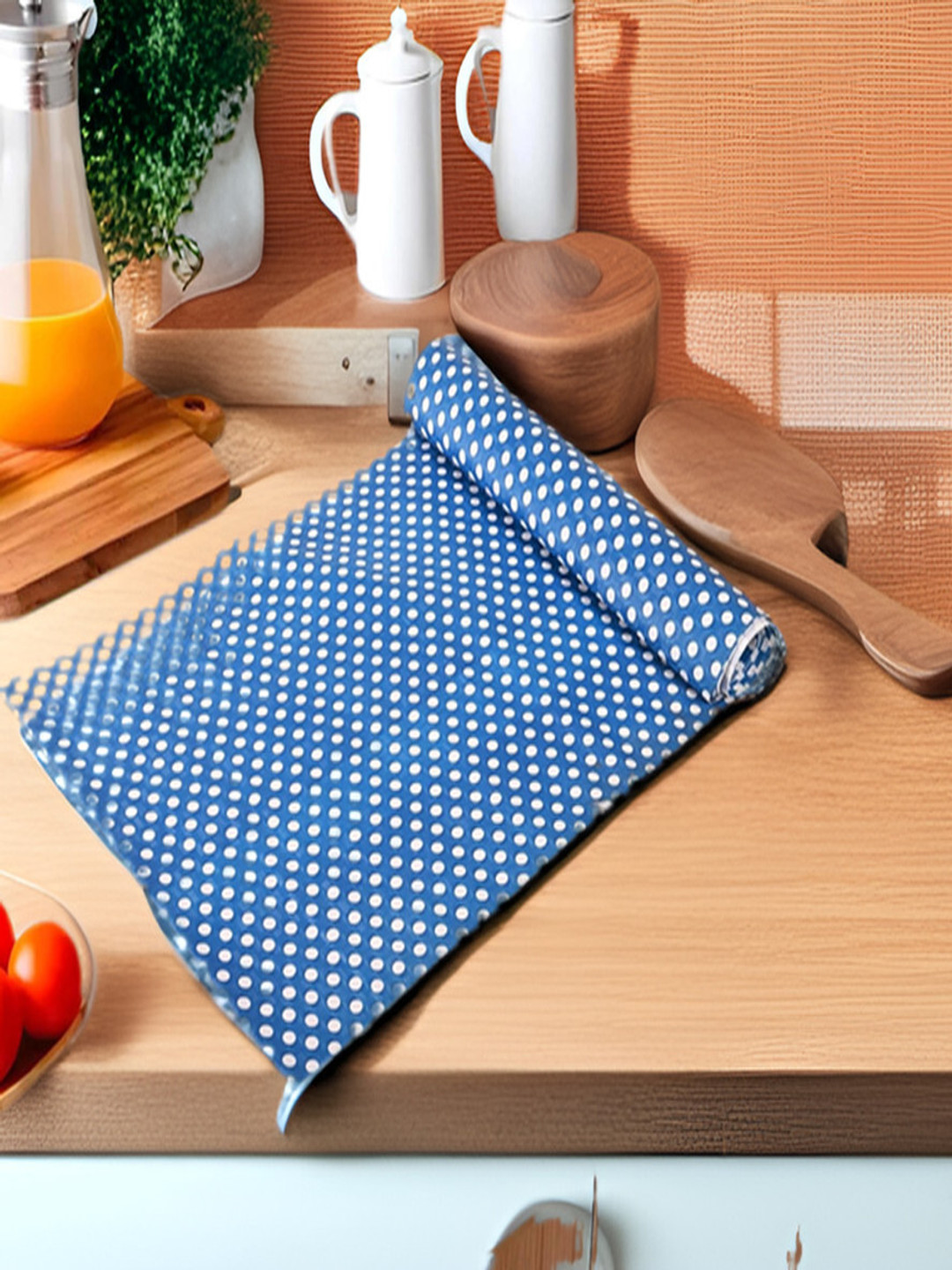 

REVEXO Blue & White Printed Water-Resistant Shelf Liner