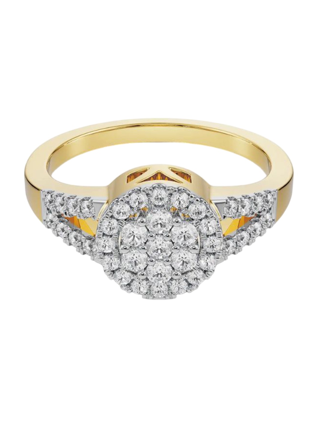 

Emori Olivia Cluster Sparkle Ring, Yellow