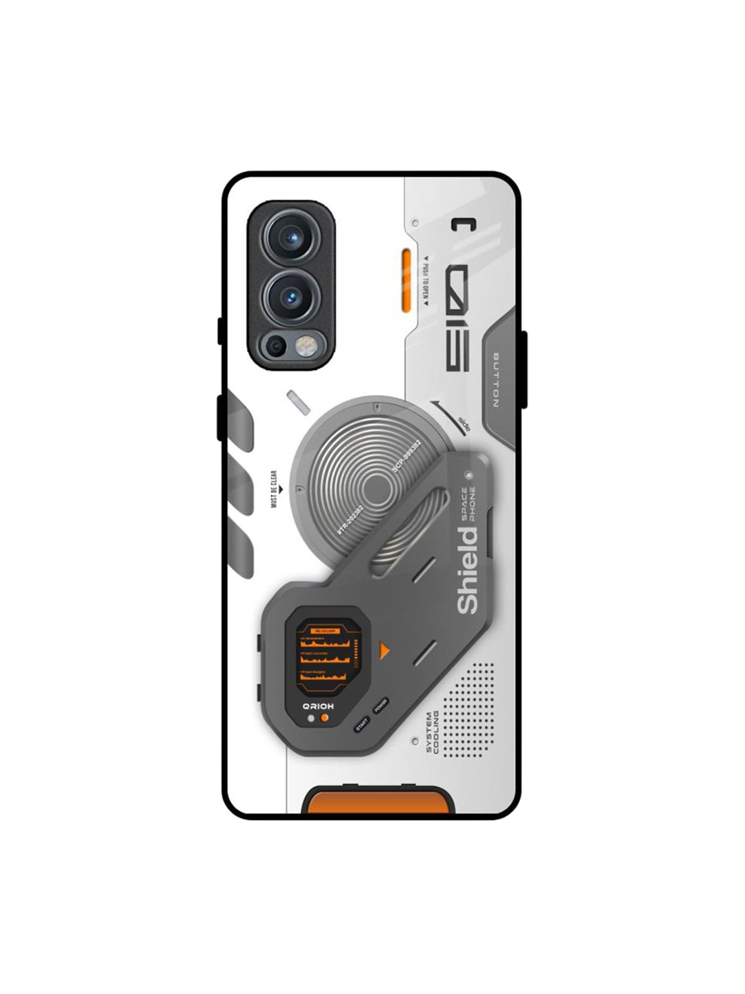 

QRIOH Liberty Cyber Printed Oneplus Nord 2 Back Case, White