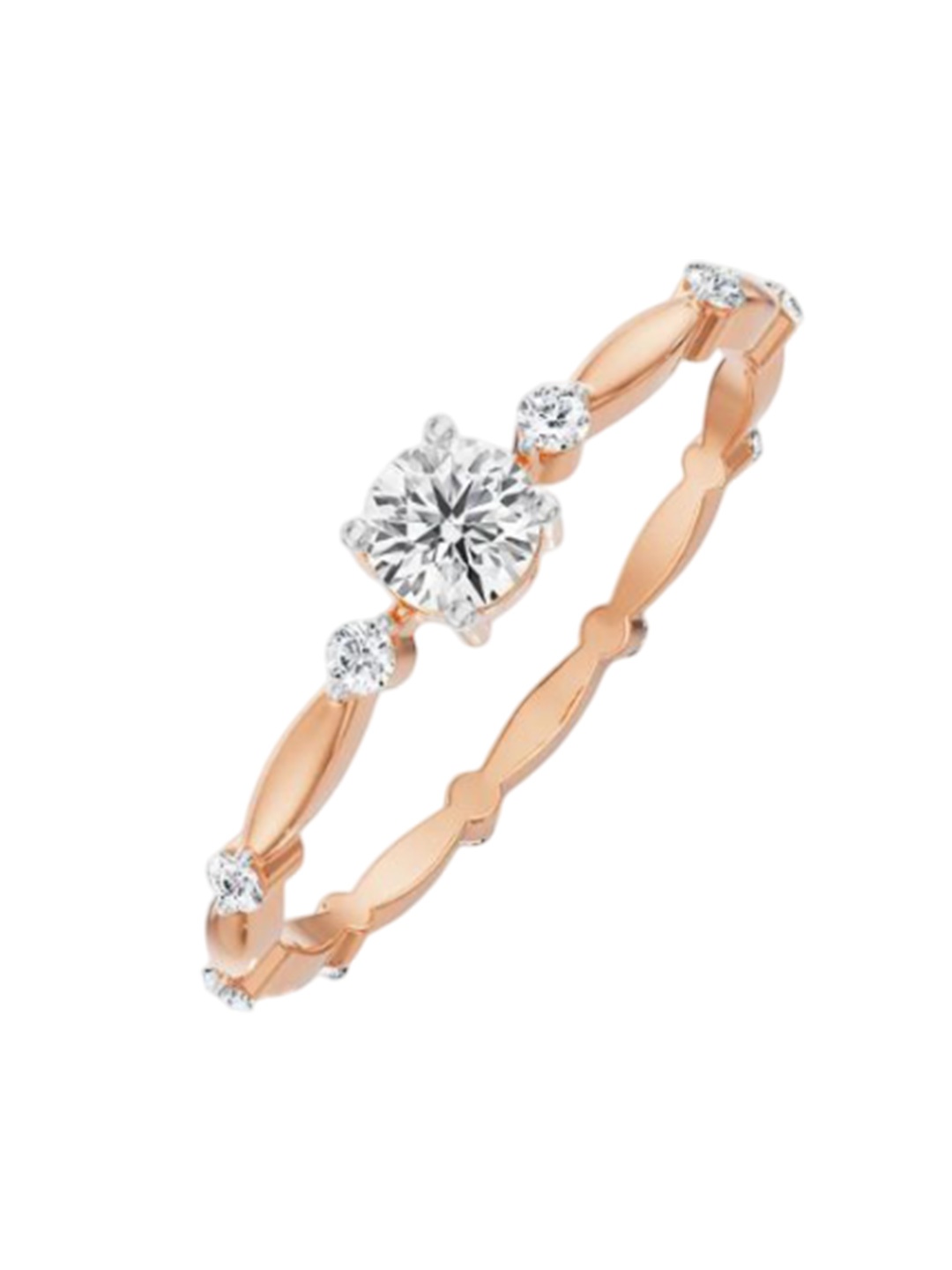 

Emori Clara Dainty Diamond Ring, Rose gold