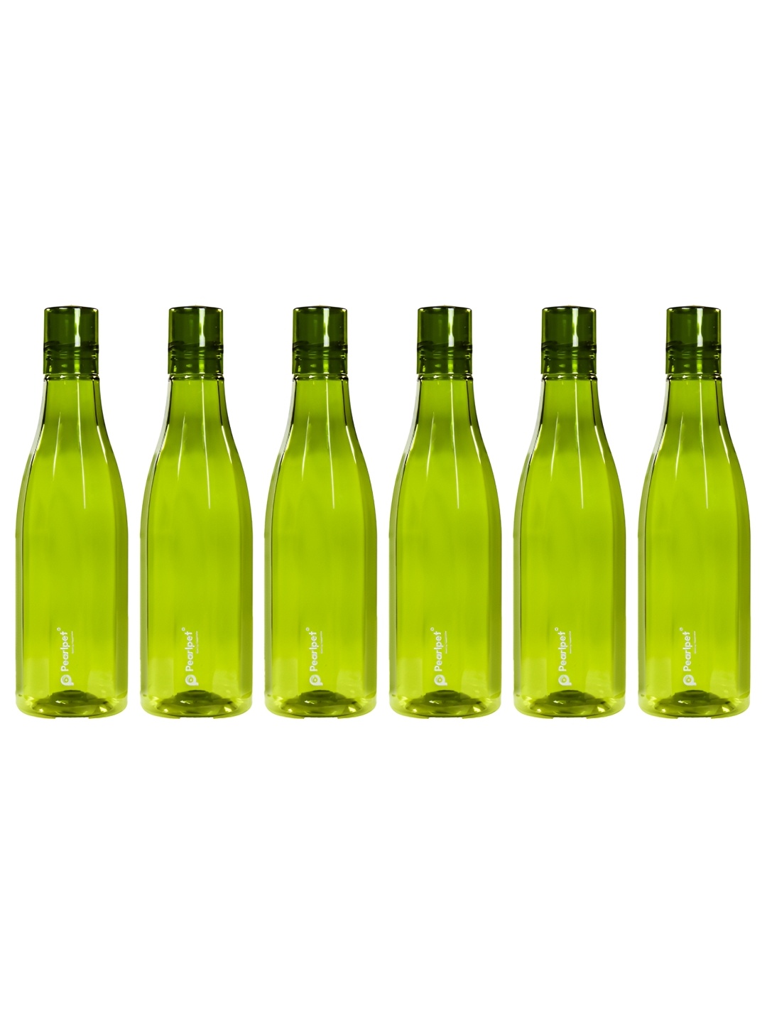 

Pearlpet Azzure Green 6 Pieces BPA-Free Water Bottles 1L Each