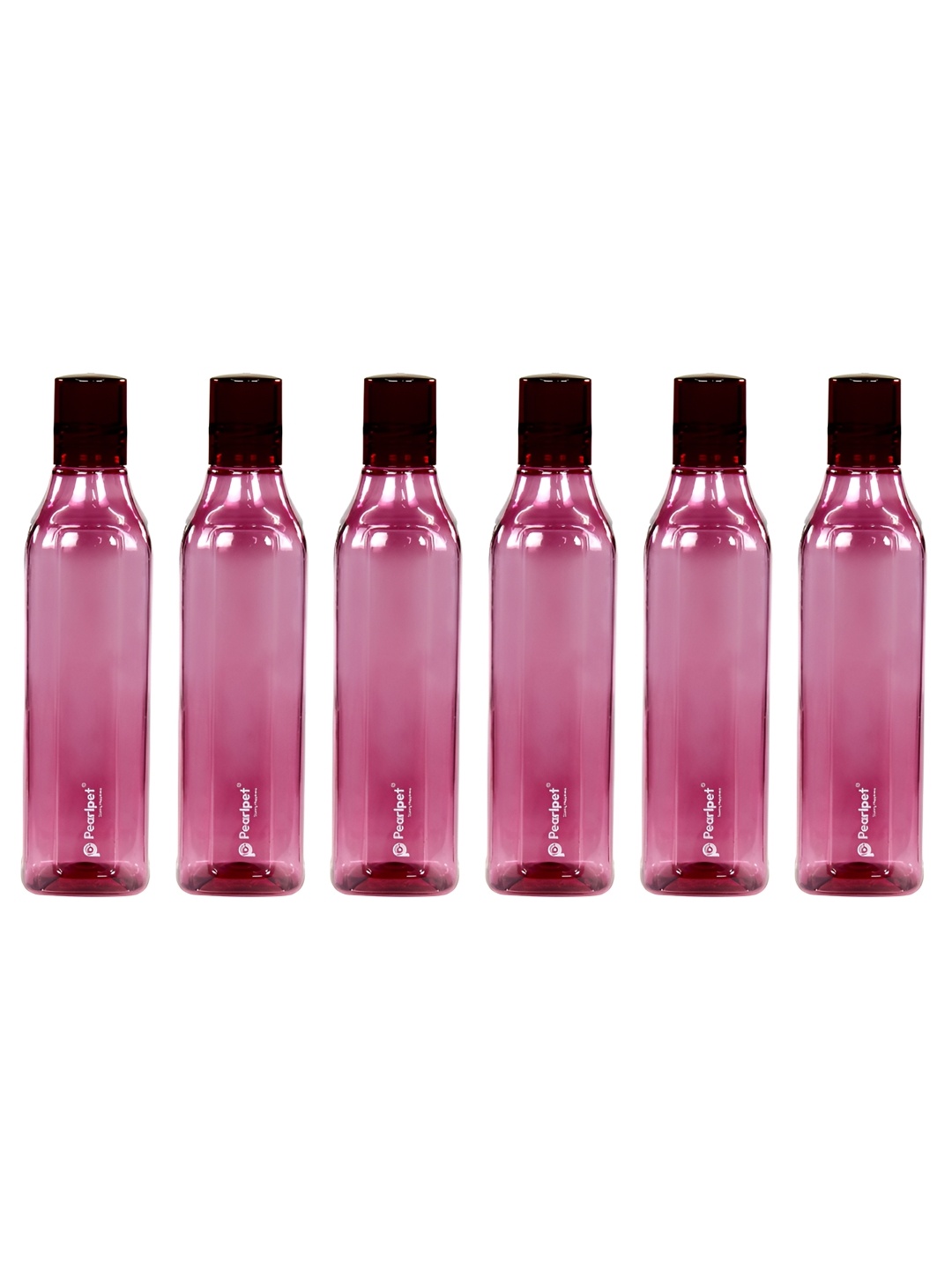 

Pearlpet Cubic Red 6 Pieces Water Bottle 1L Each