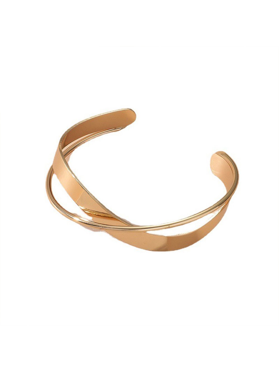 

Shining Diva Fashion Women Gold-Plated Cuff Bracelet